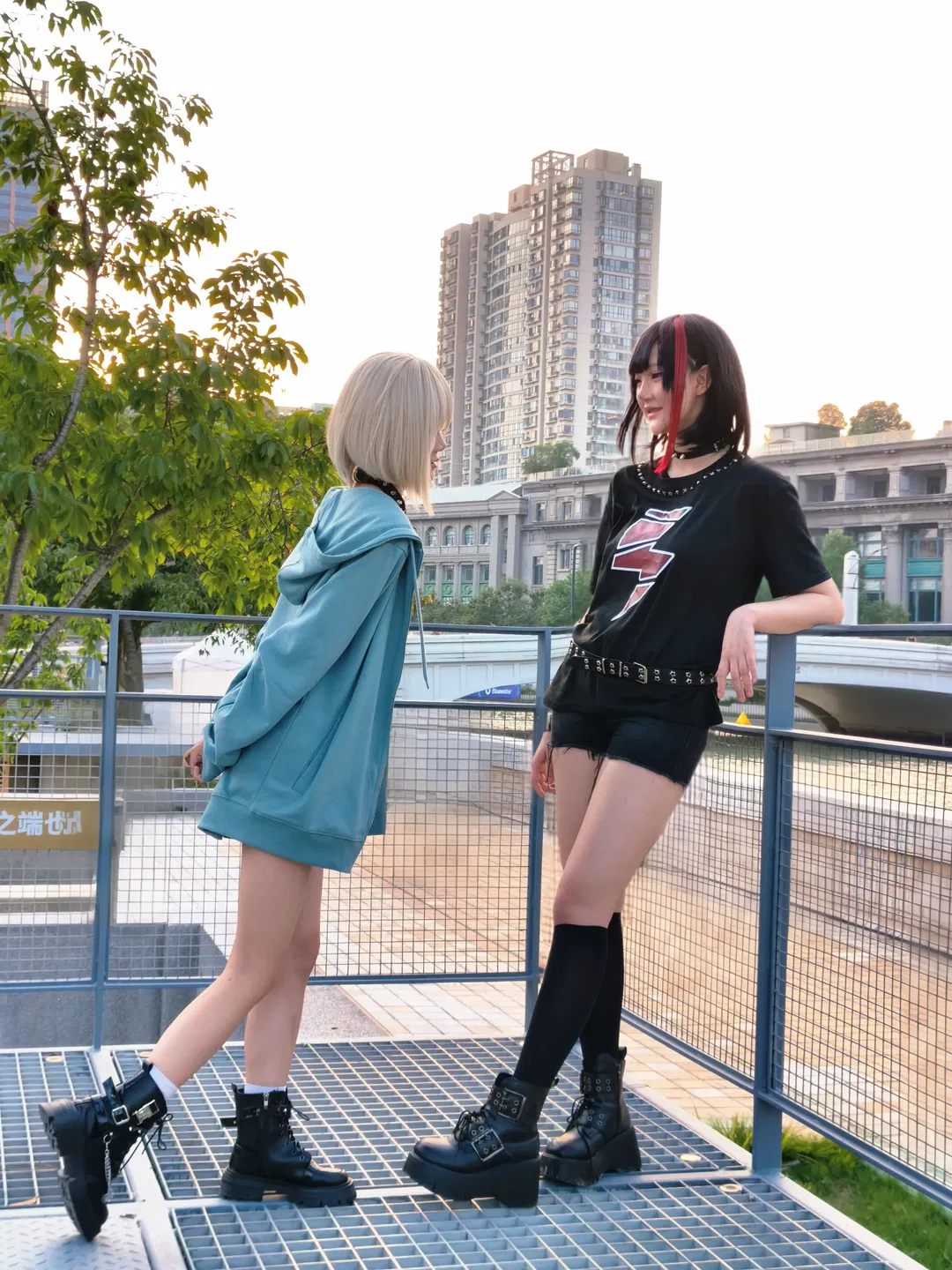 【美竹兰cos】Afterglow双人街头外景记录 - 第 4 张
