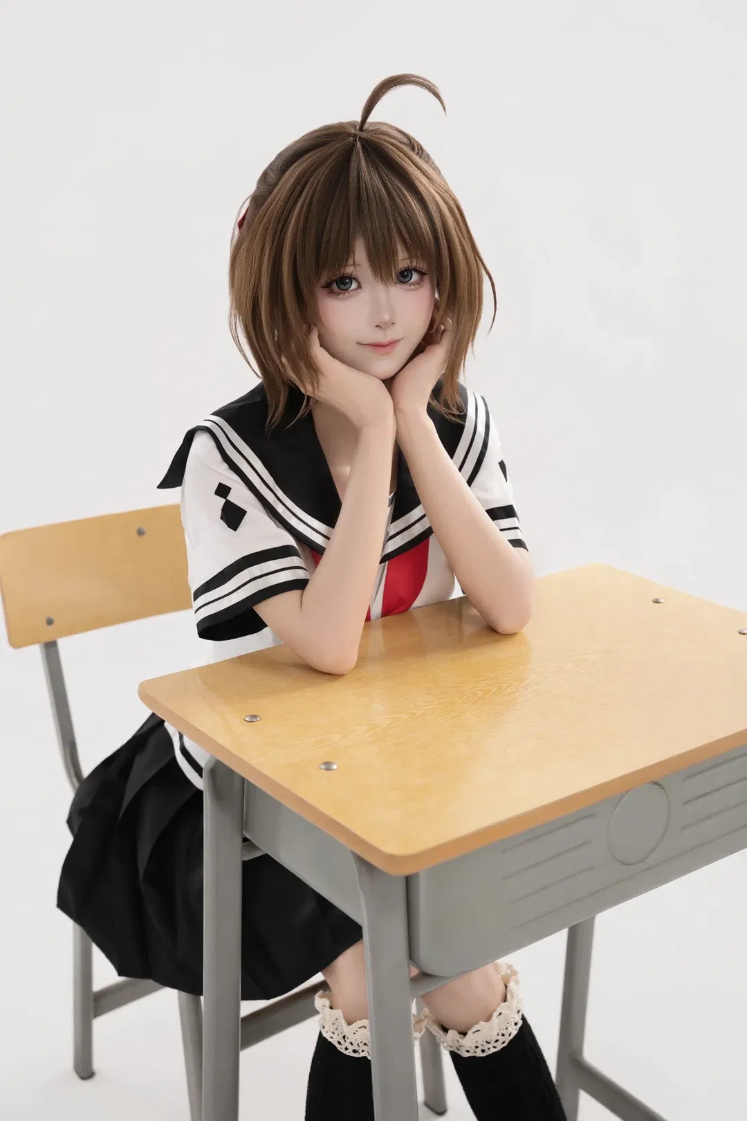 【水无月萤cos】天津罪里的经典水手服造型 - 第 1 张