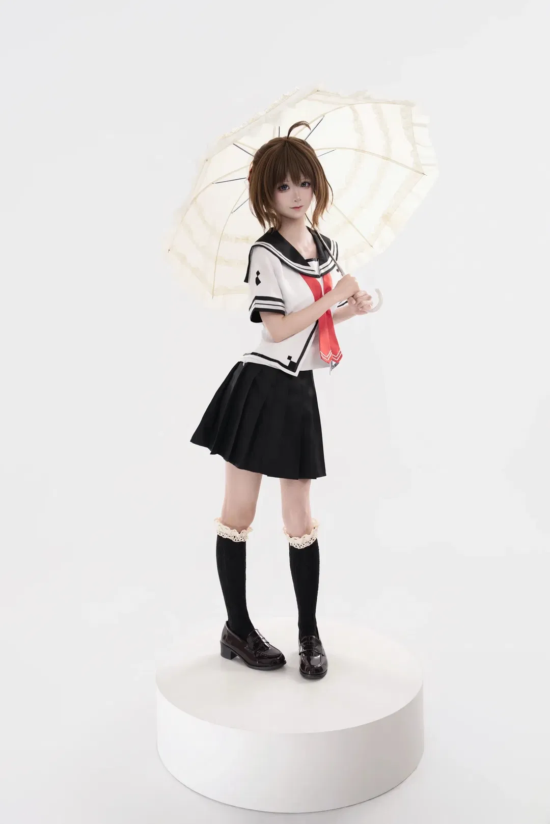 【水无月萤cos】天津罪里的经典水手服造型 - 第 4 张