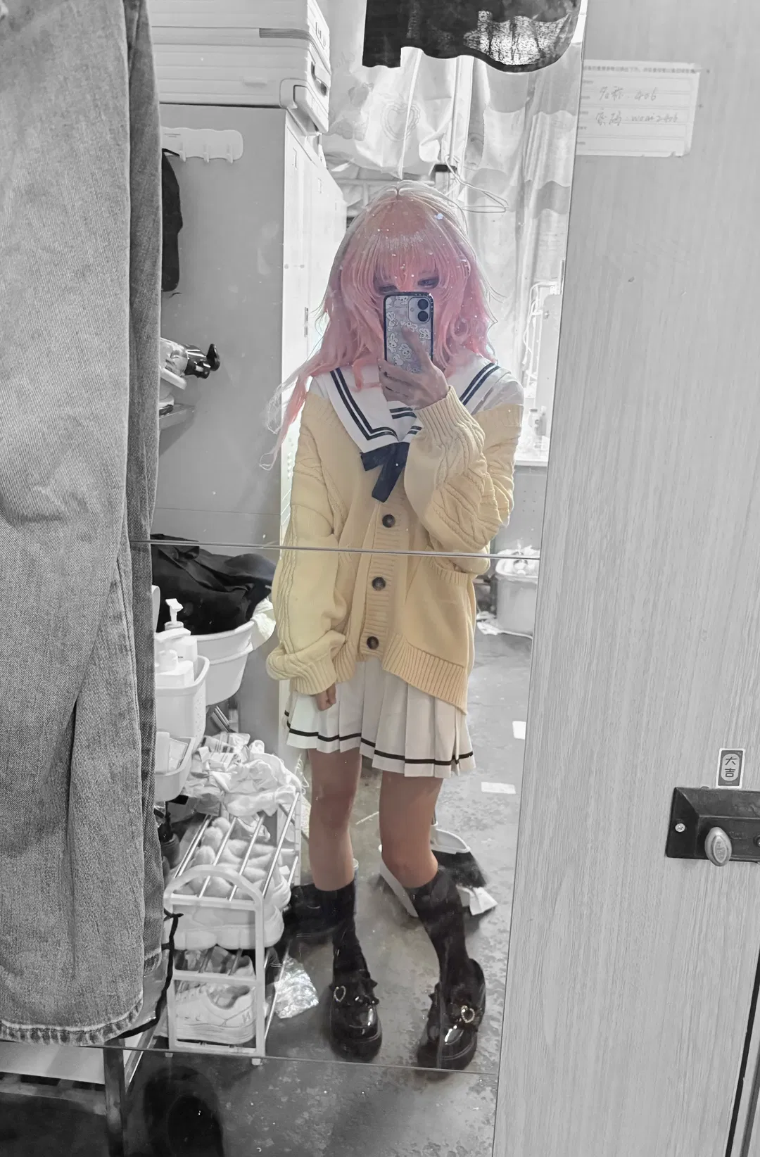 【向日葵cos】君与彼女与彼女之恋 粉色水手服的日常感