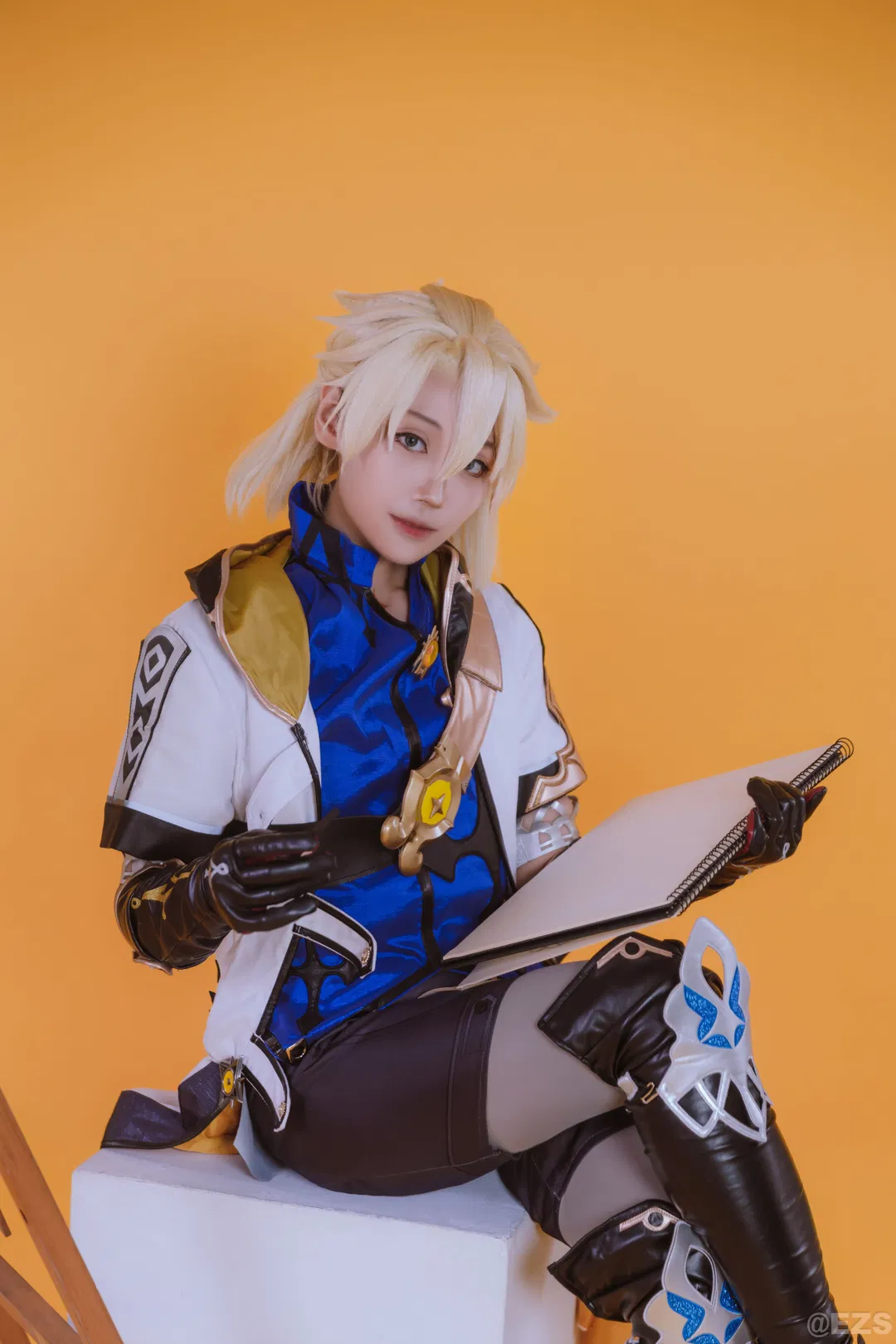 【阿贝多cos】原神画师的写生日常记录