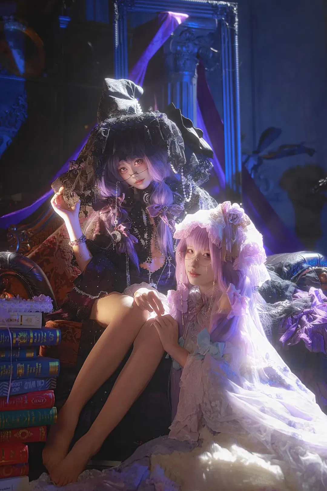 【帕秋莉cos】東方project魔法使的哥特童話夜 - 第 1 張