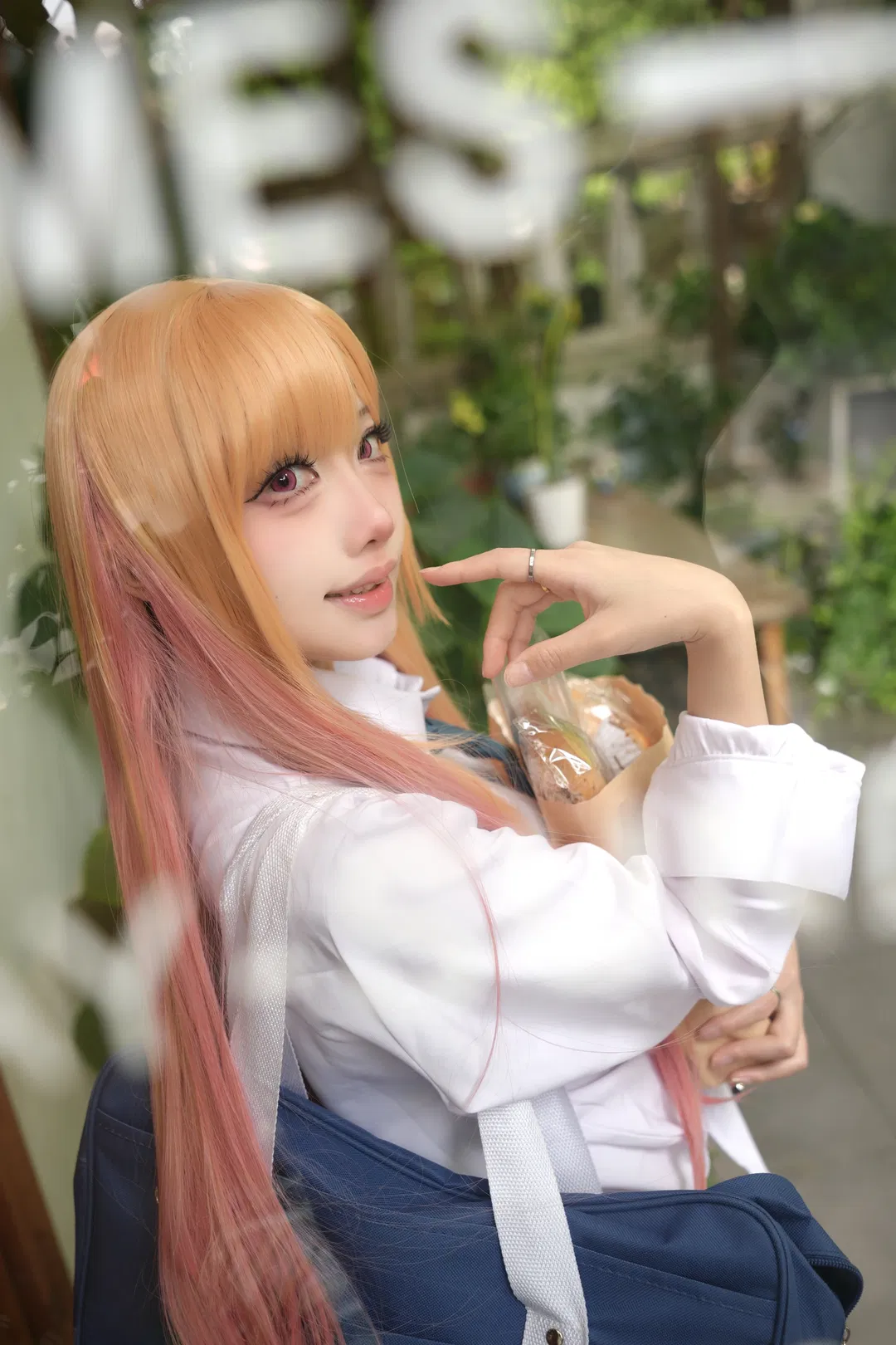 【喜多川海梦cos】面包店里的日常感校服写真 - 第 5 张