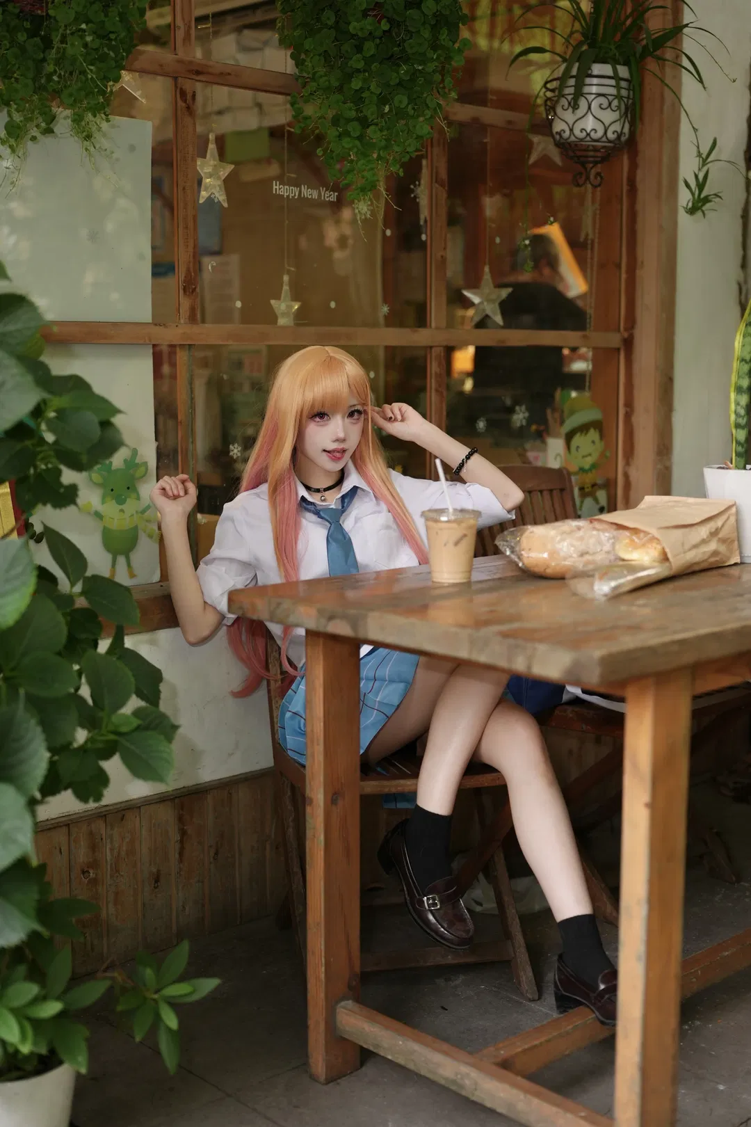 【喜多川海梦cos】面包店里的日常感校服写真 - 第 7 张