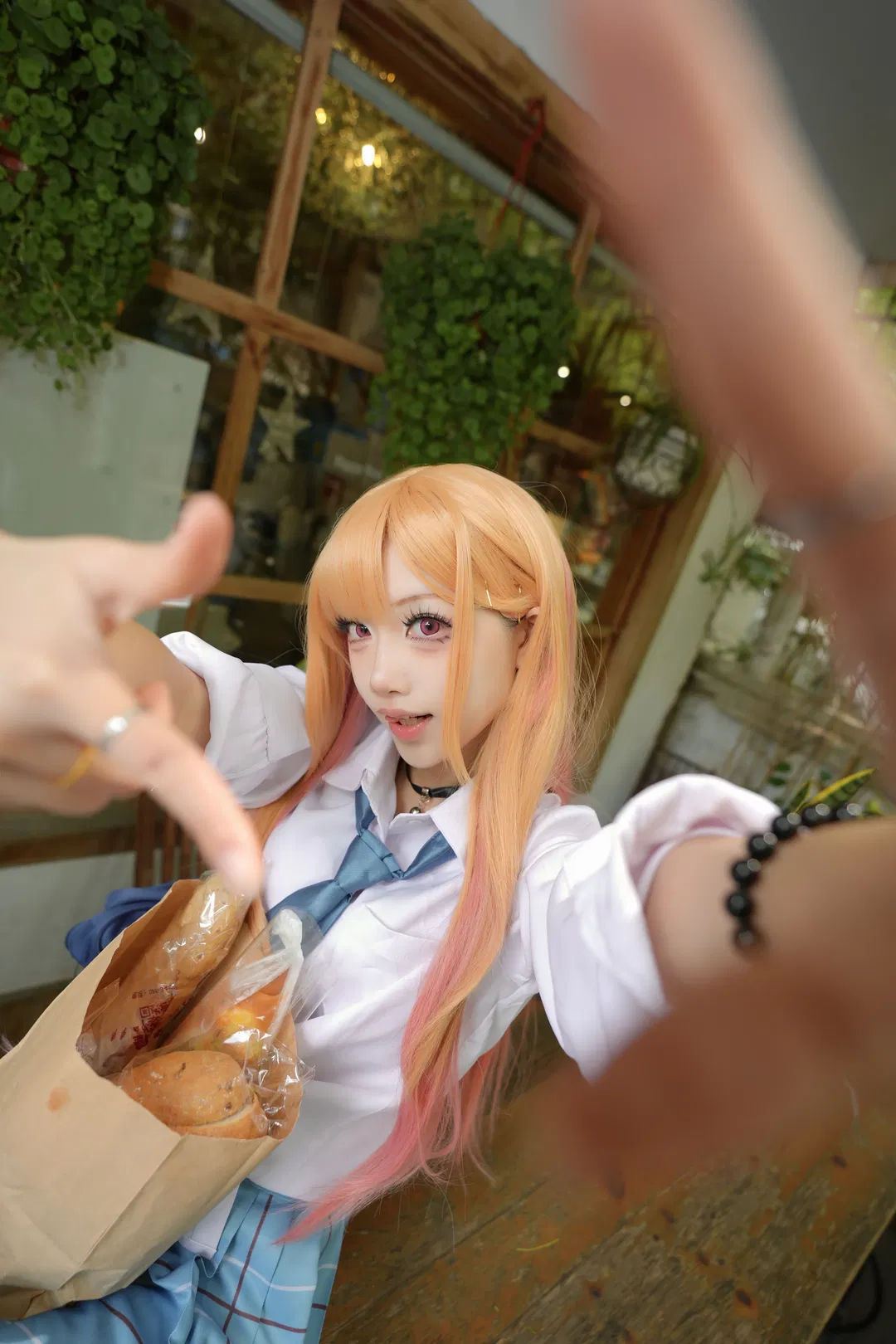 【喜多川海梦cos】面包店里的日常感校服写真 - 第 8 张