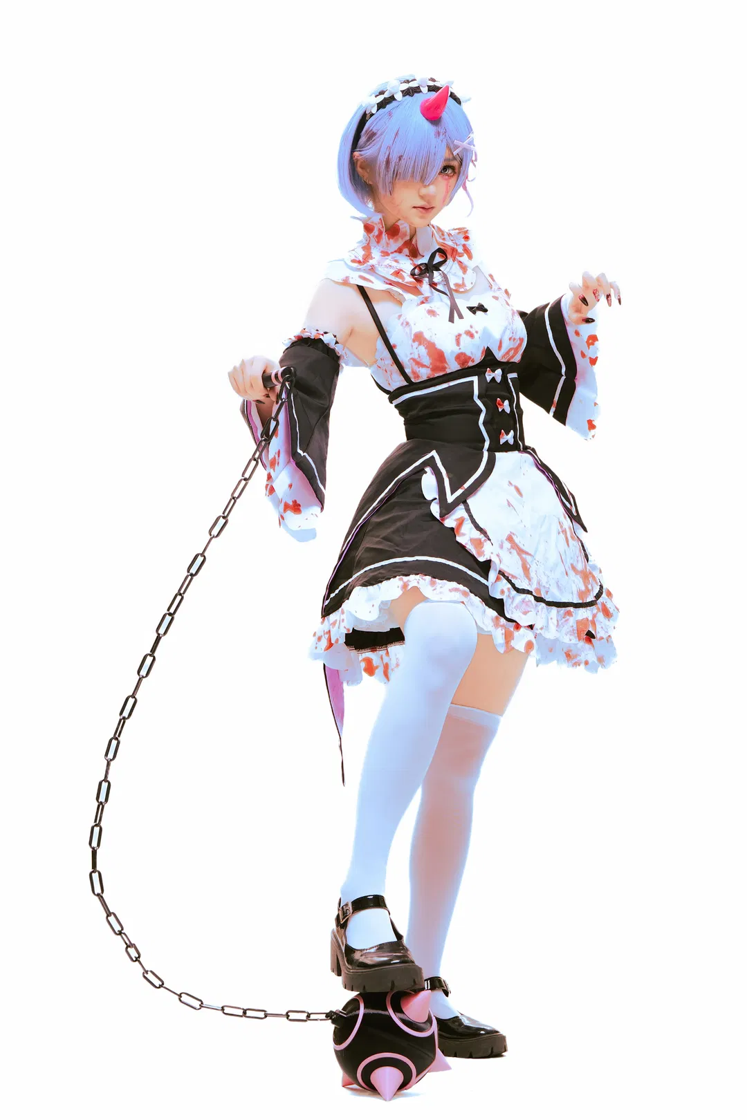 【蕾姆cos】从零开始的异世界生活战损女仆 - 第 4 张