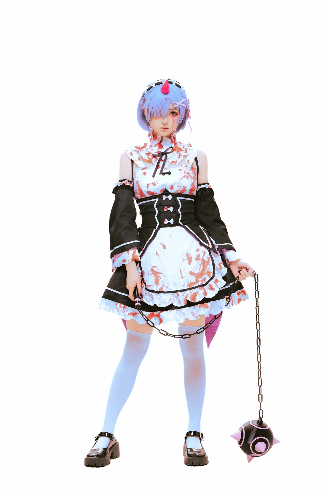 【蕾姆cos】从零开始的异世界生活战损女仆 - 第 5 张