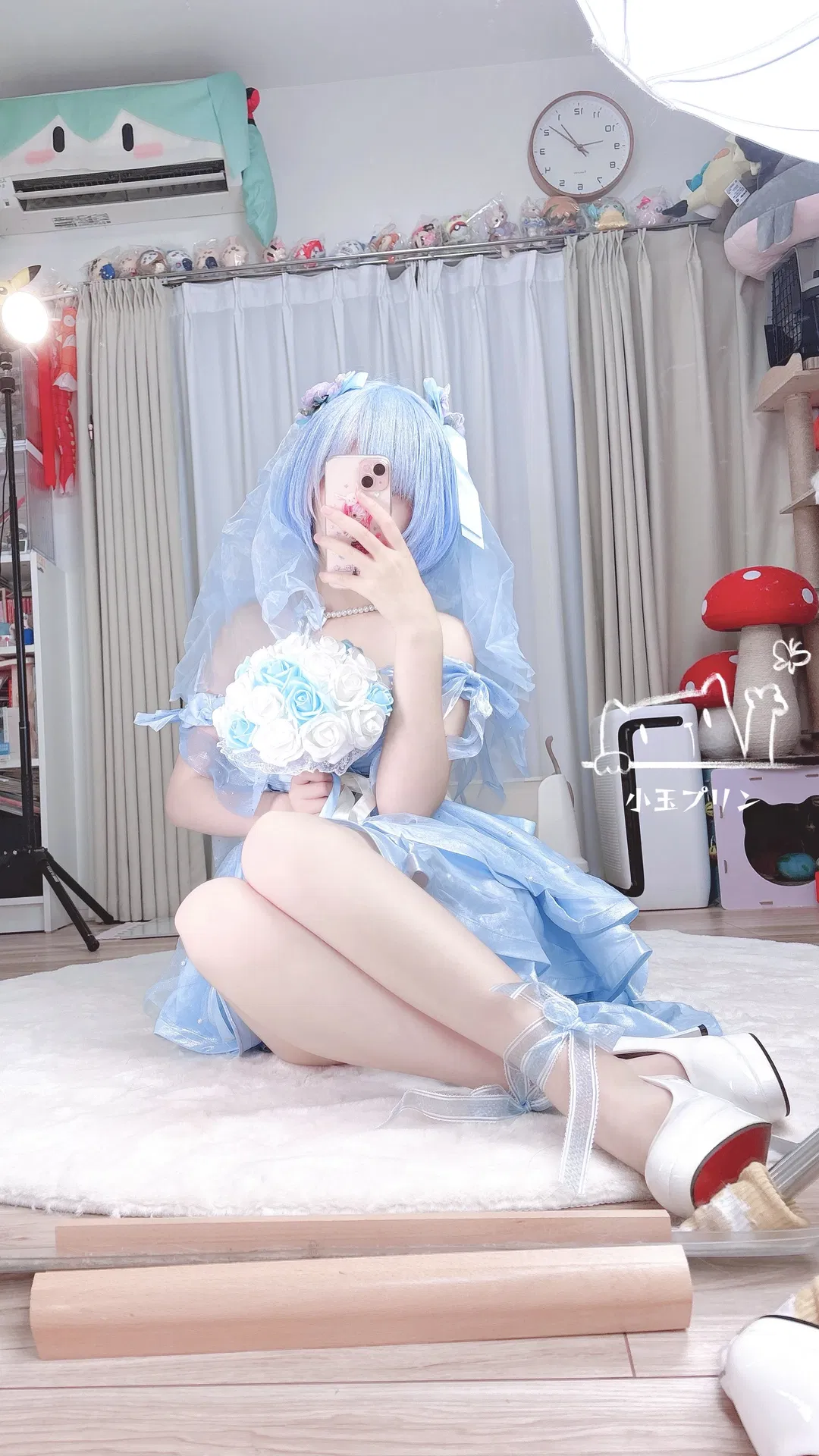 【蕾姆cos】从零开始的异世界生活花嫁婚纱造型 - 第 1 张