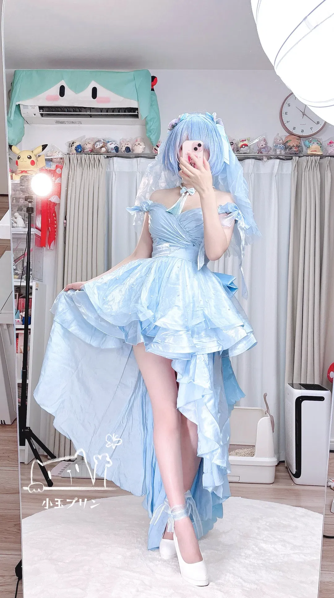 【蕾姆cos】从零开始的异世界生活花嫁婚纱造型 - 第 3 张