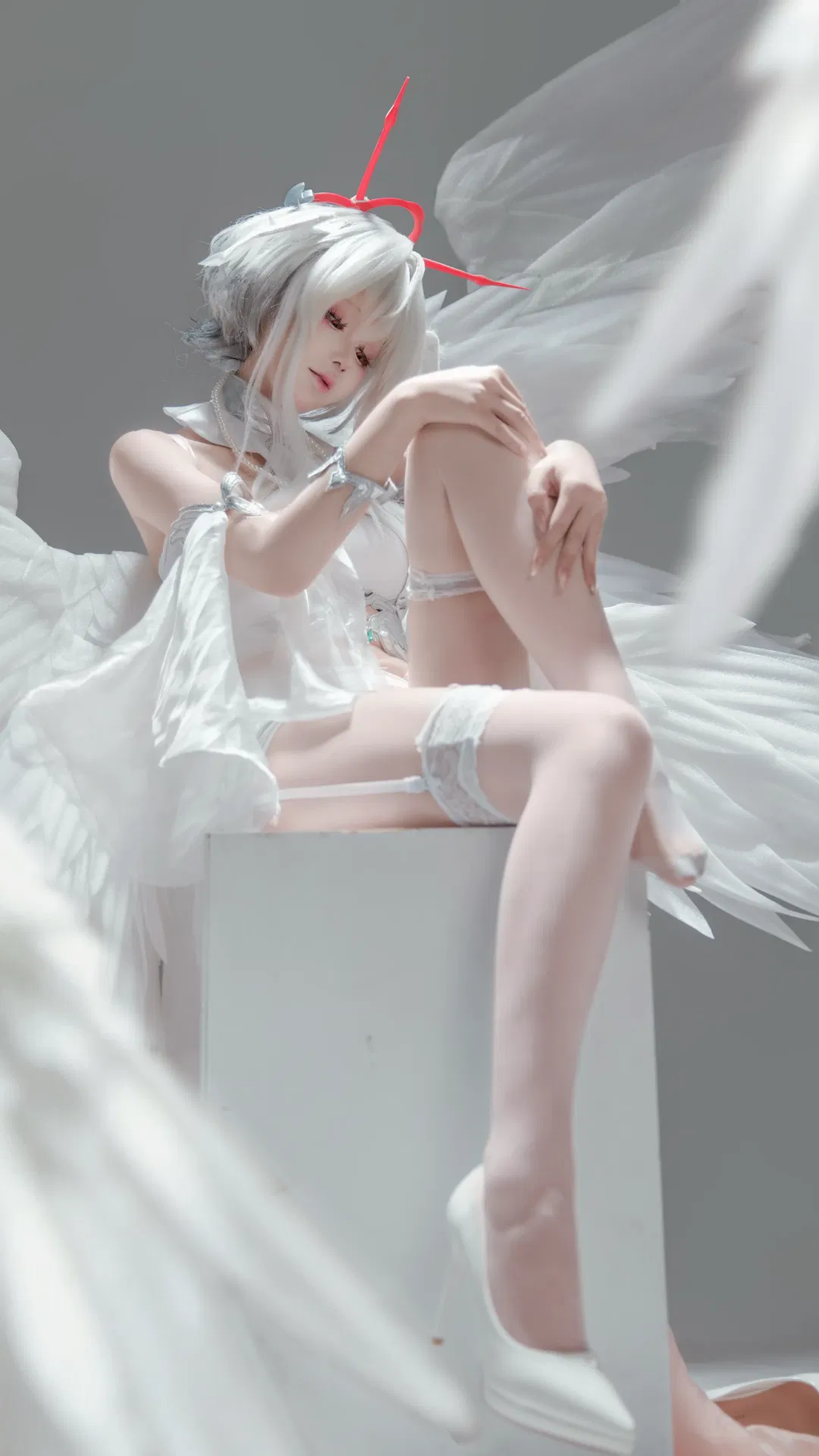 【珍珠号cos】碧蓝航线天使坠落的纯白瞬间 - 第 3 张