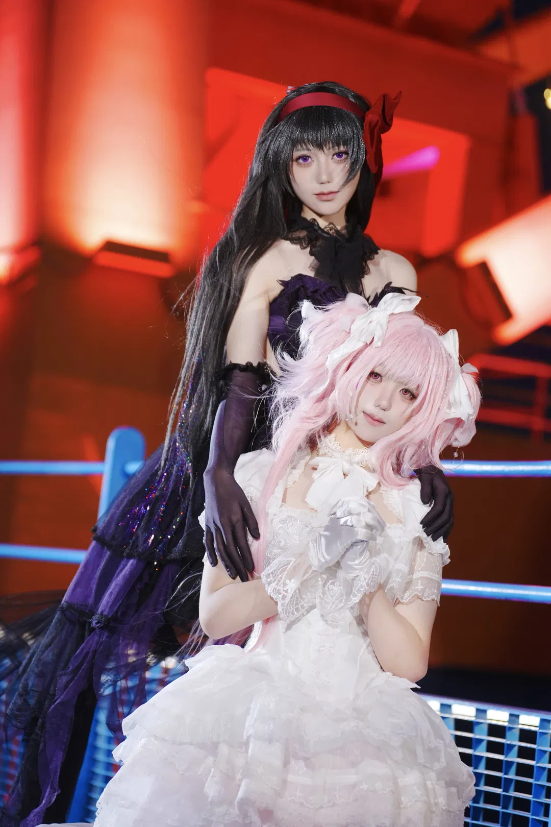 【鹿目圆cos】魔法少女小圆夜色双生，与晓美焰的羁绊定格 - 第 1 张