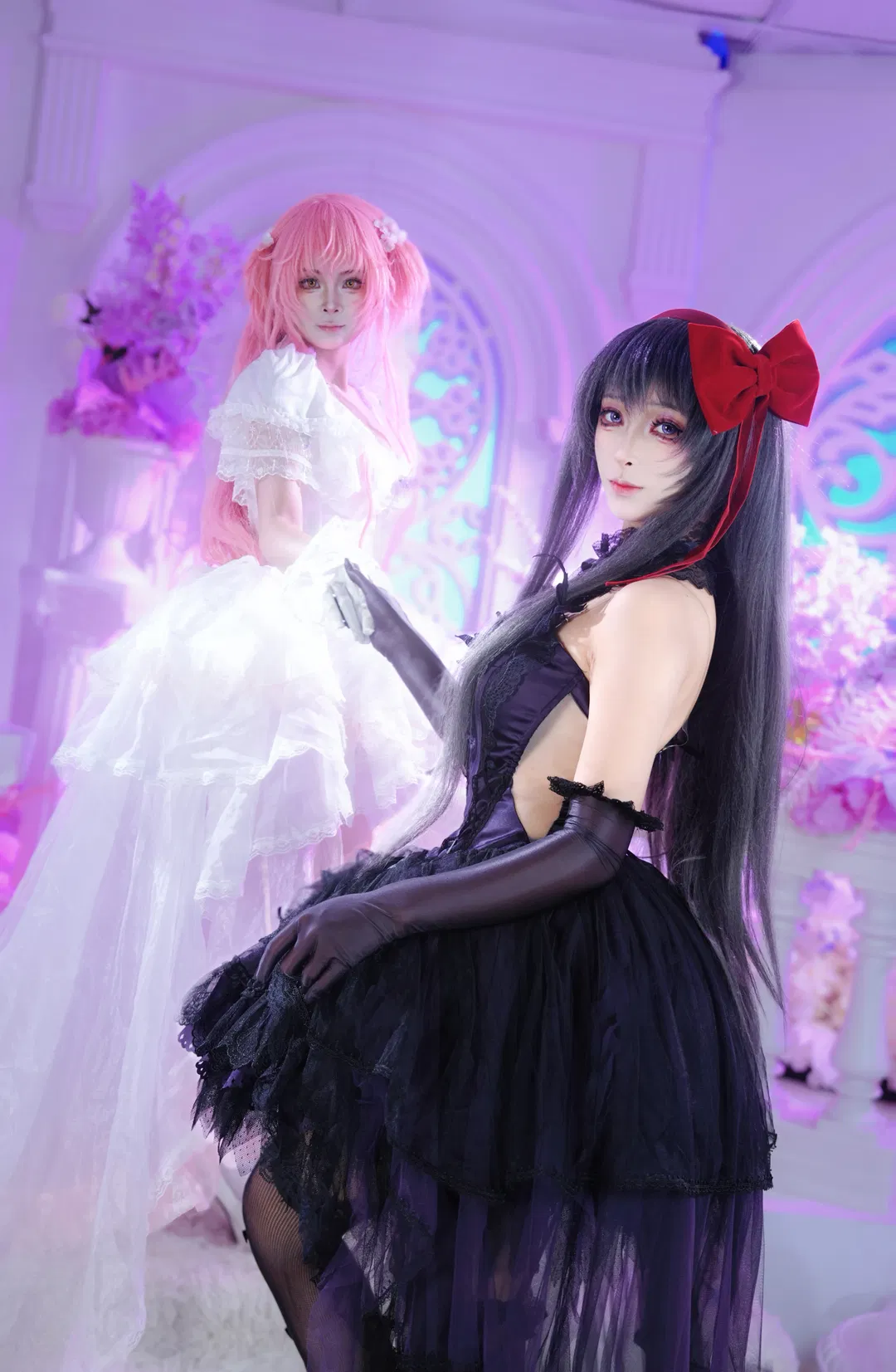 【鹿目圆cos】魔法少女小圆，圆焰的暗黑与纯洁羁绊 - 第 2 张