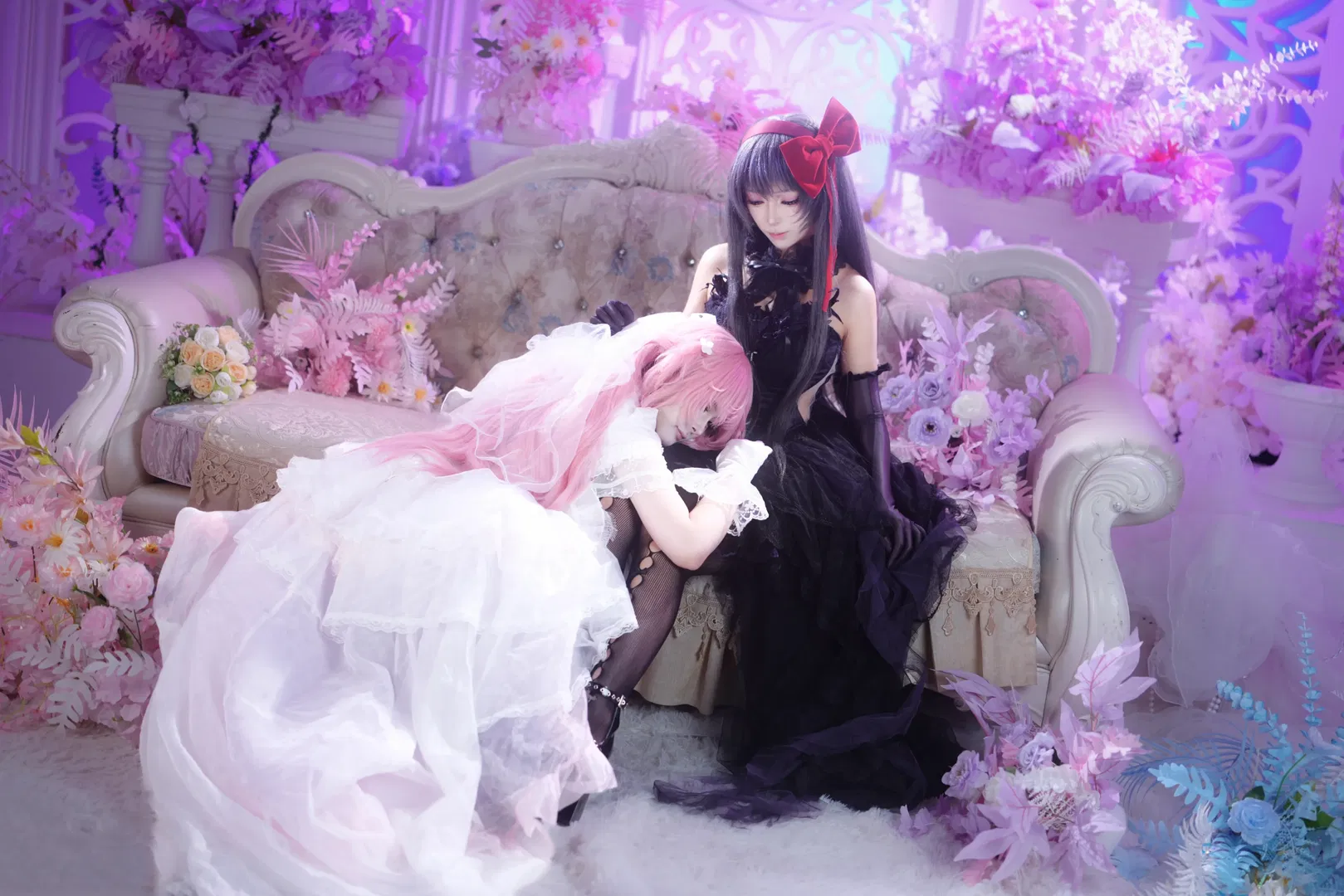 【鹿目圆cos】魔法少女小圆，圆焰的暗黑与纯洁羁绊 - 第 4 张