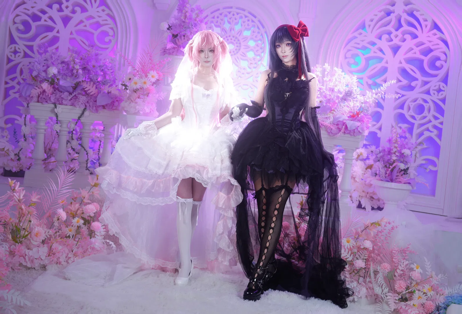【鹿目圆cos】魔法少女小圆，圆焰的暗黑与纯洁羁绊 - 第 7 张