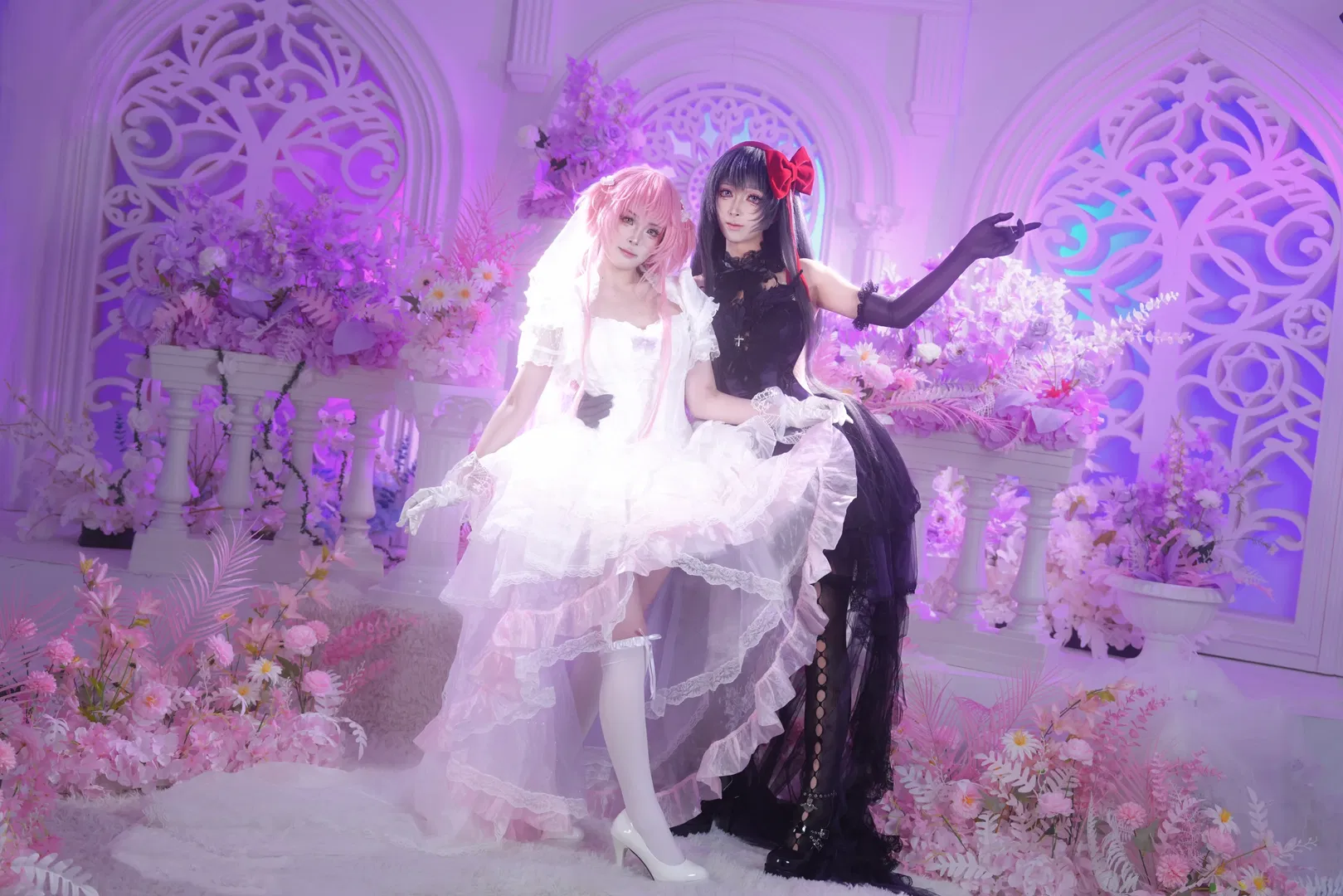 【鹿目圆cos】魔法少女小圆，圆焰的暗黑与纯洁羁绊 - 第 8 张