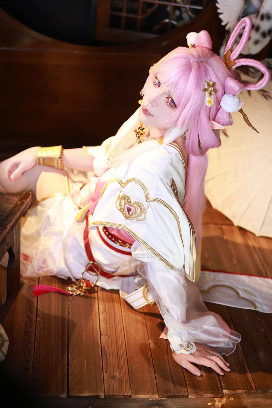【爱莉希雅cos】愿逐月华流照君，霁月婵娟的绝美瞬间 - 第 9 张
