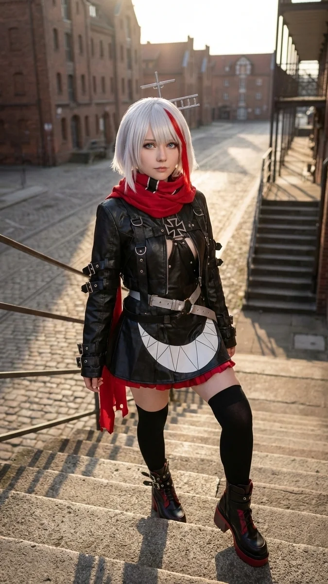 【アドミラル・グラフ・シュペー コスプレ】桜の木の下から華麗なるステージまで、5つのスタイルで魅せる変遷 - 10 枚目