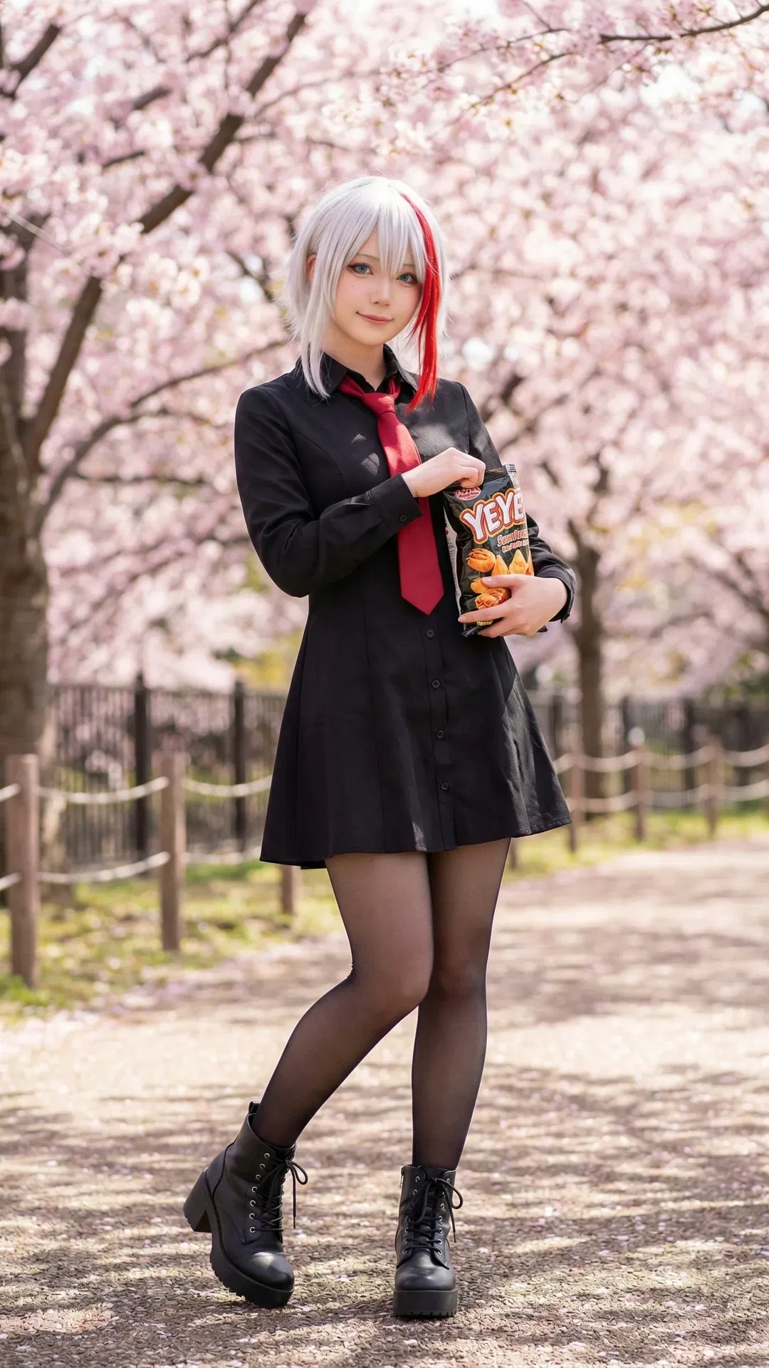 【アドミラル・グラフ・シュペー コスプレ】桜の木の下から華麗なるステージまで、5つのスタイルで魅せる変遷 - 8 枚目