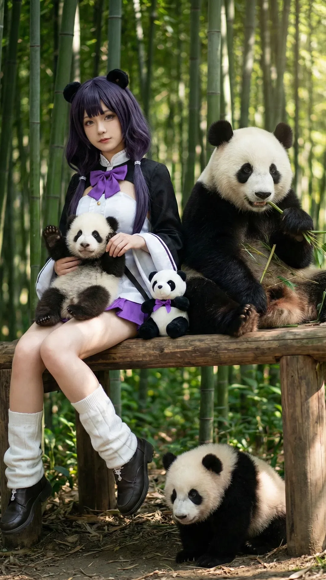 【宁海cos】碧蓝航线宁海云游山海熊猫主题写真 - 第 1 张