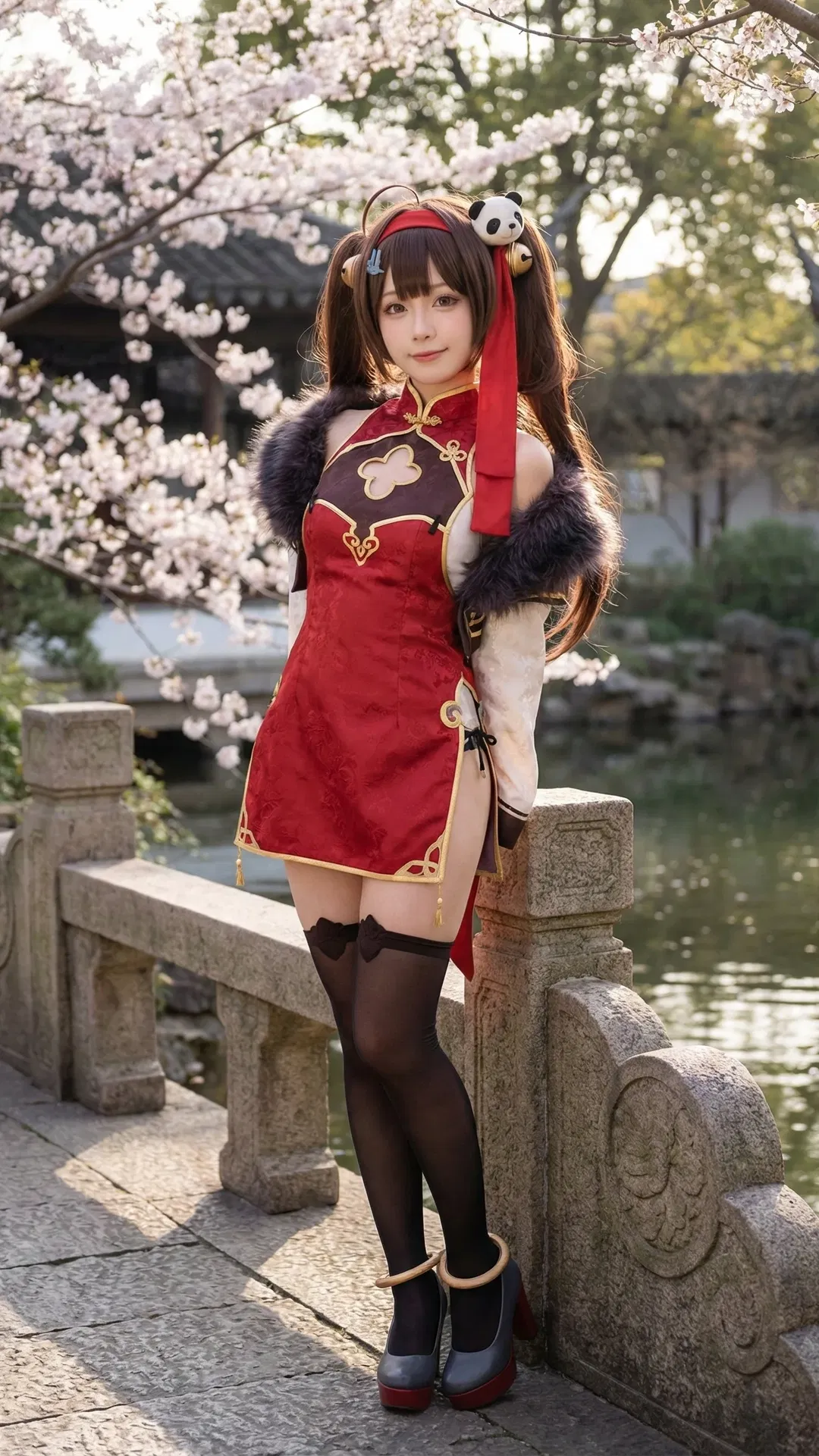 【平海cos】碧藍航線平海的紅旗袍寫真