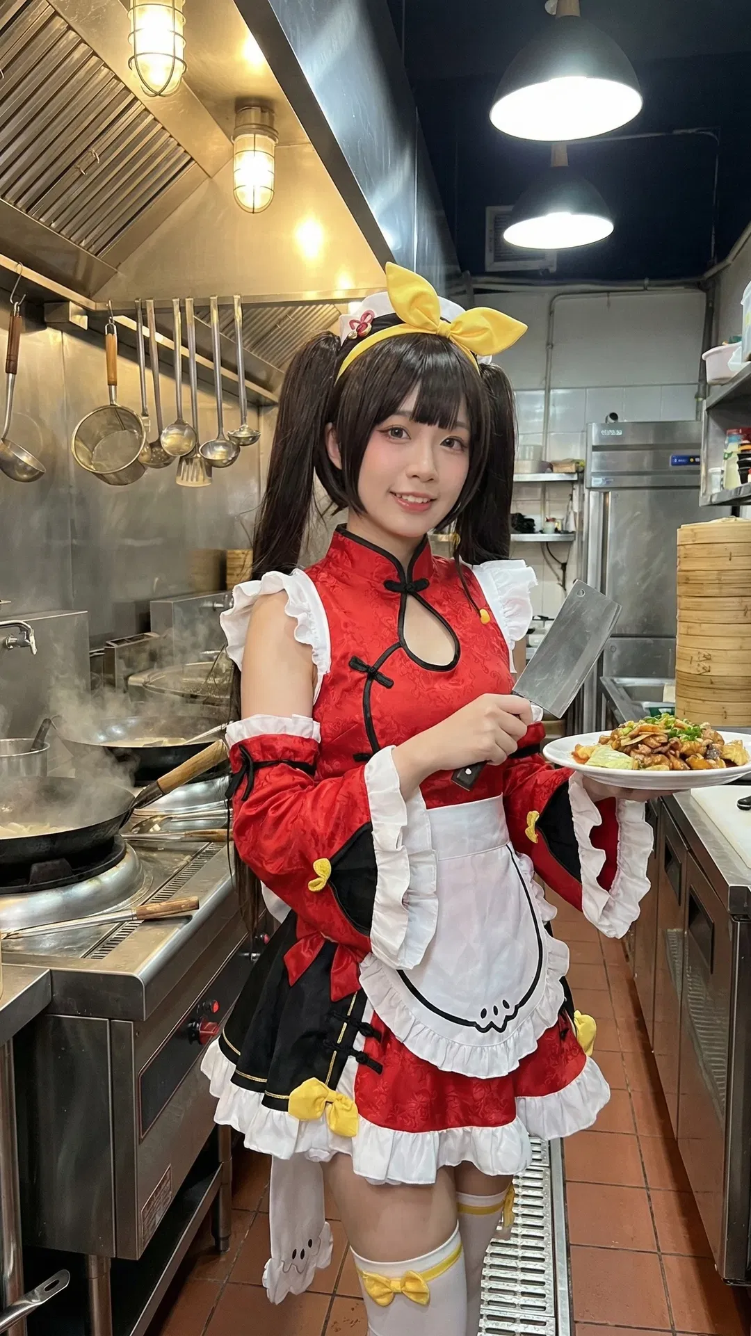 【平海cos】碧蓝航线平海的厨房与夜色写真 - 第 4 张