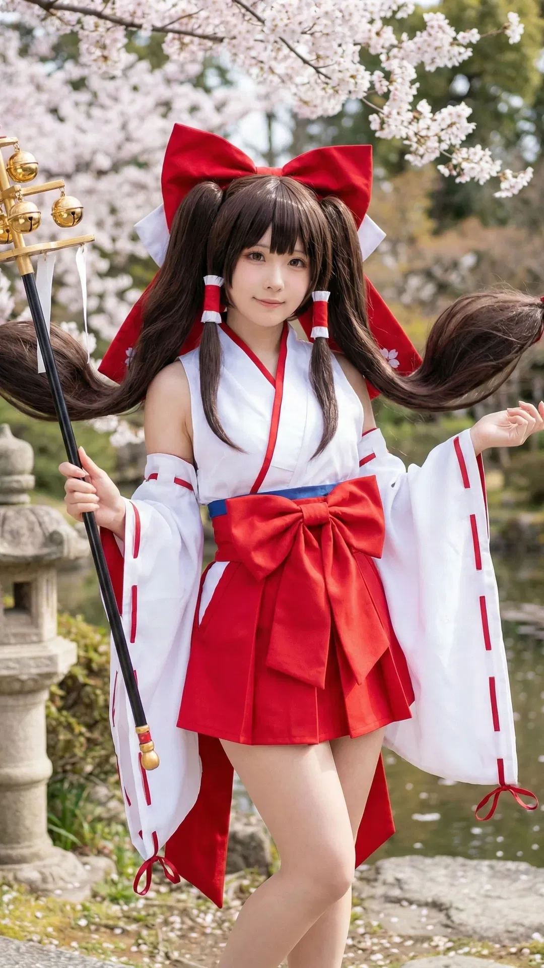 【春月cos】碧蓝航线春月，樱花与浴场双造型分享 - 第 7 张