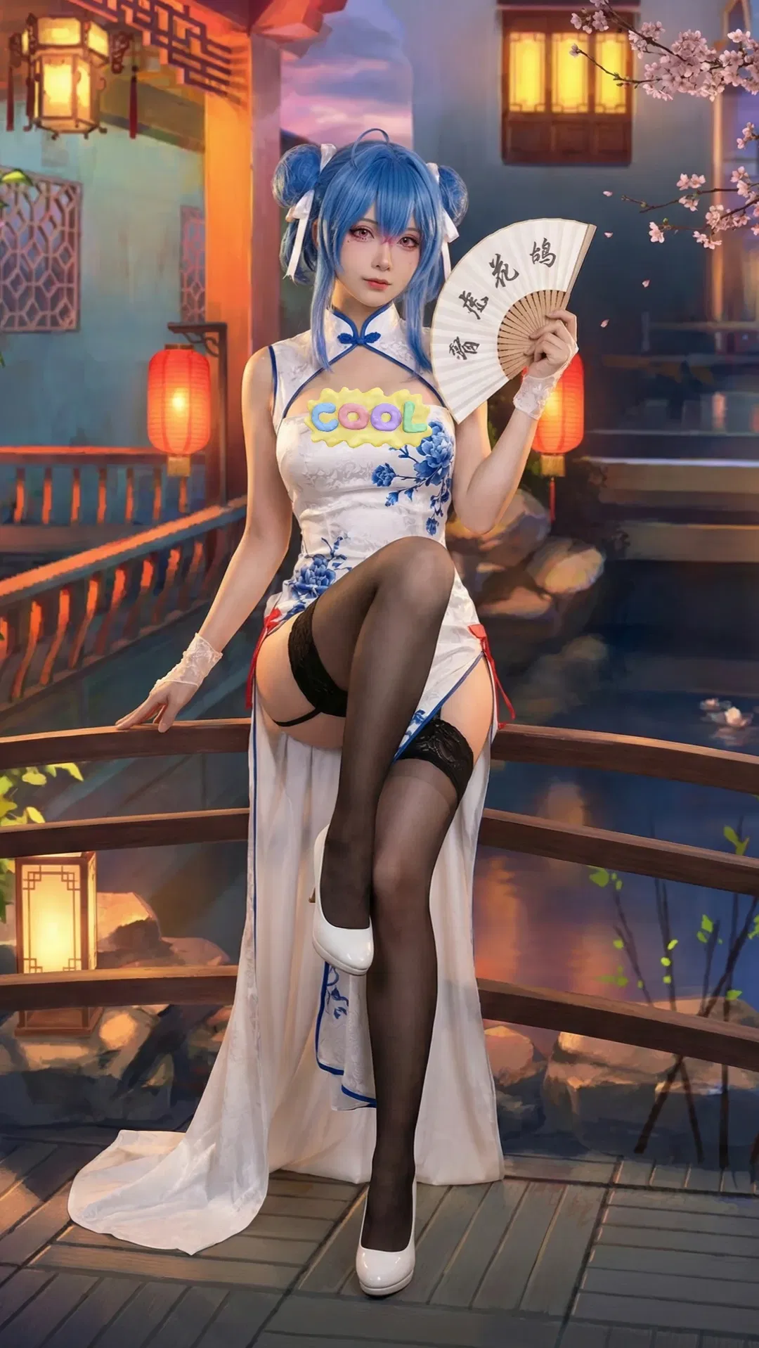 圣路易斯cos 制服白丝与雪景和服的碰撞 - 第 4 张