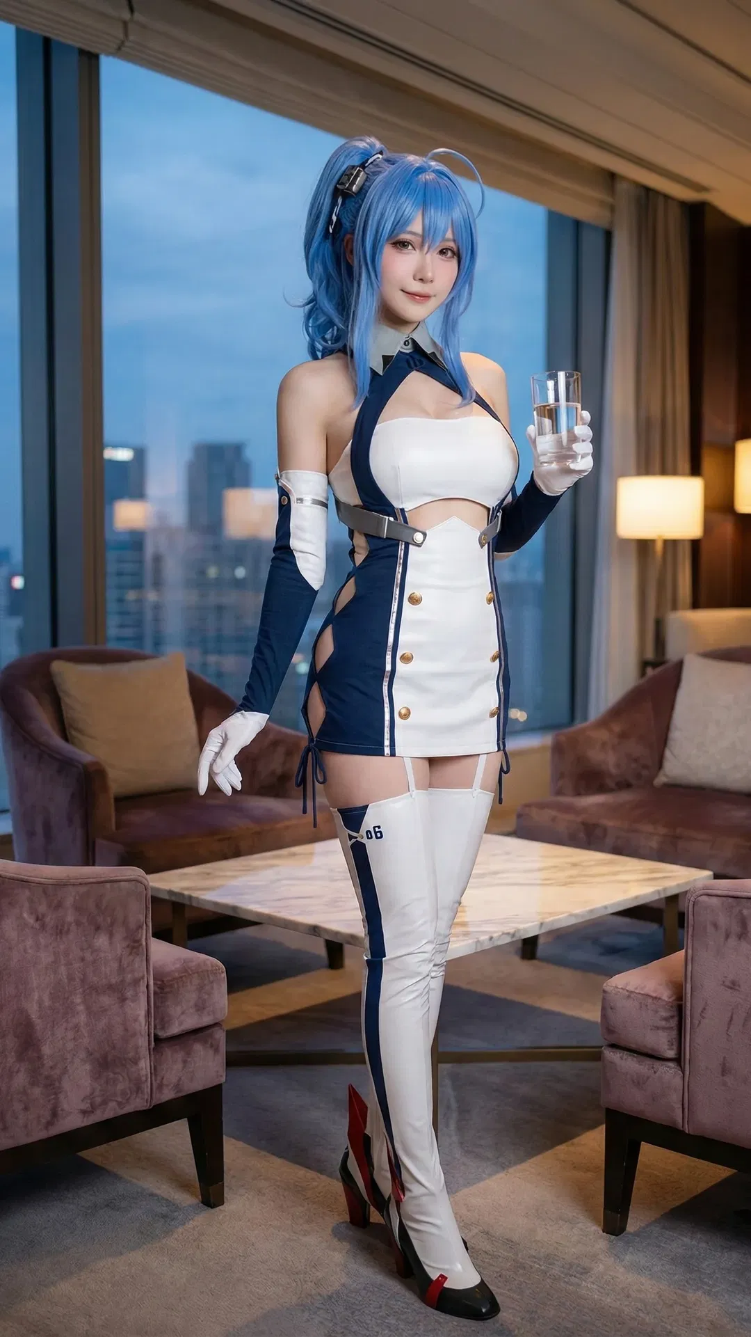 圣路易斯cos 制服白丝与雪景和服的碰撞 - 第 7 张
