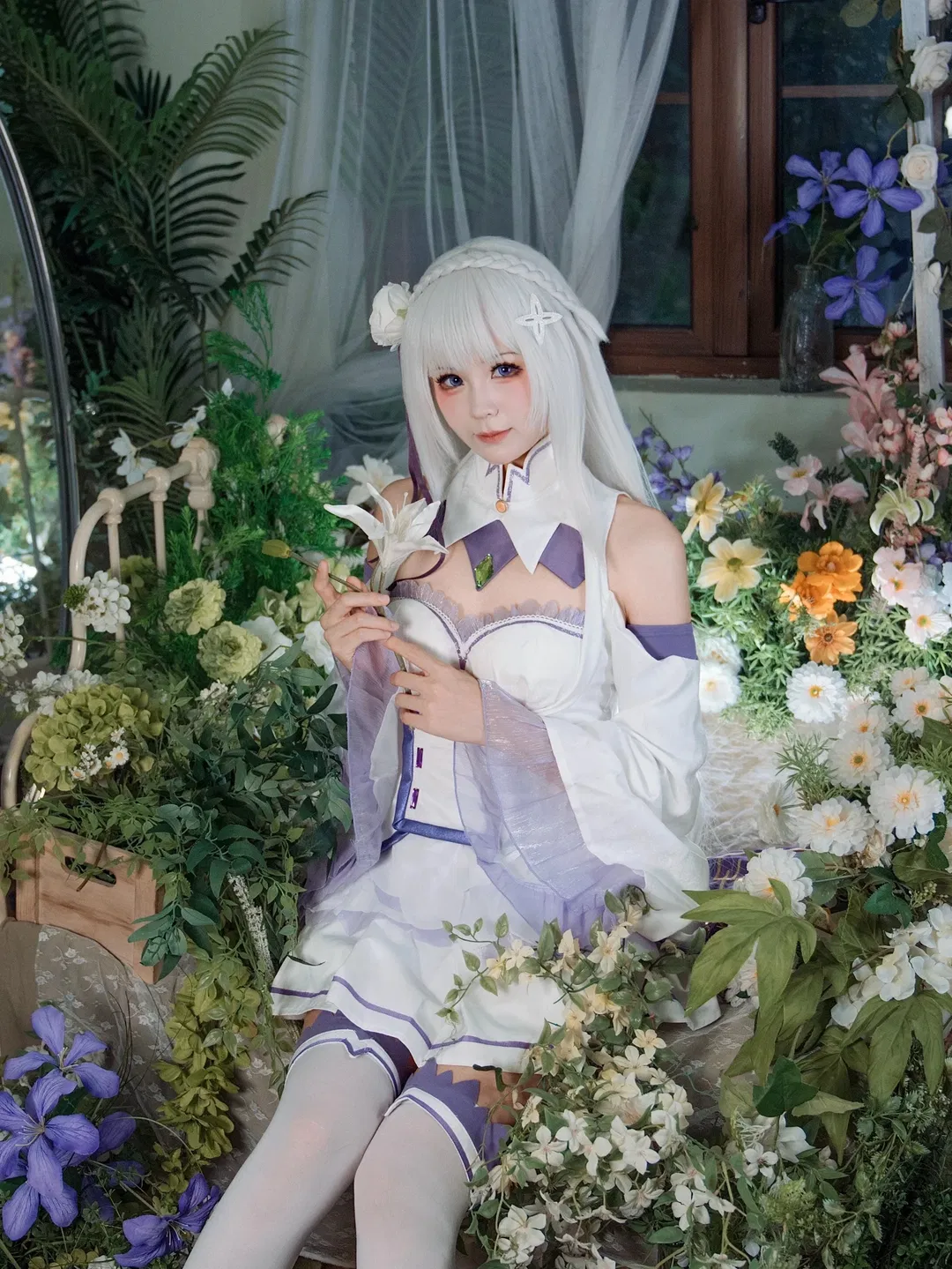 【爱蜜莉雅cos】Re:从零开始的异世界生活花海拍摄日常 - 第 4 张