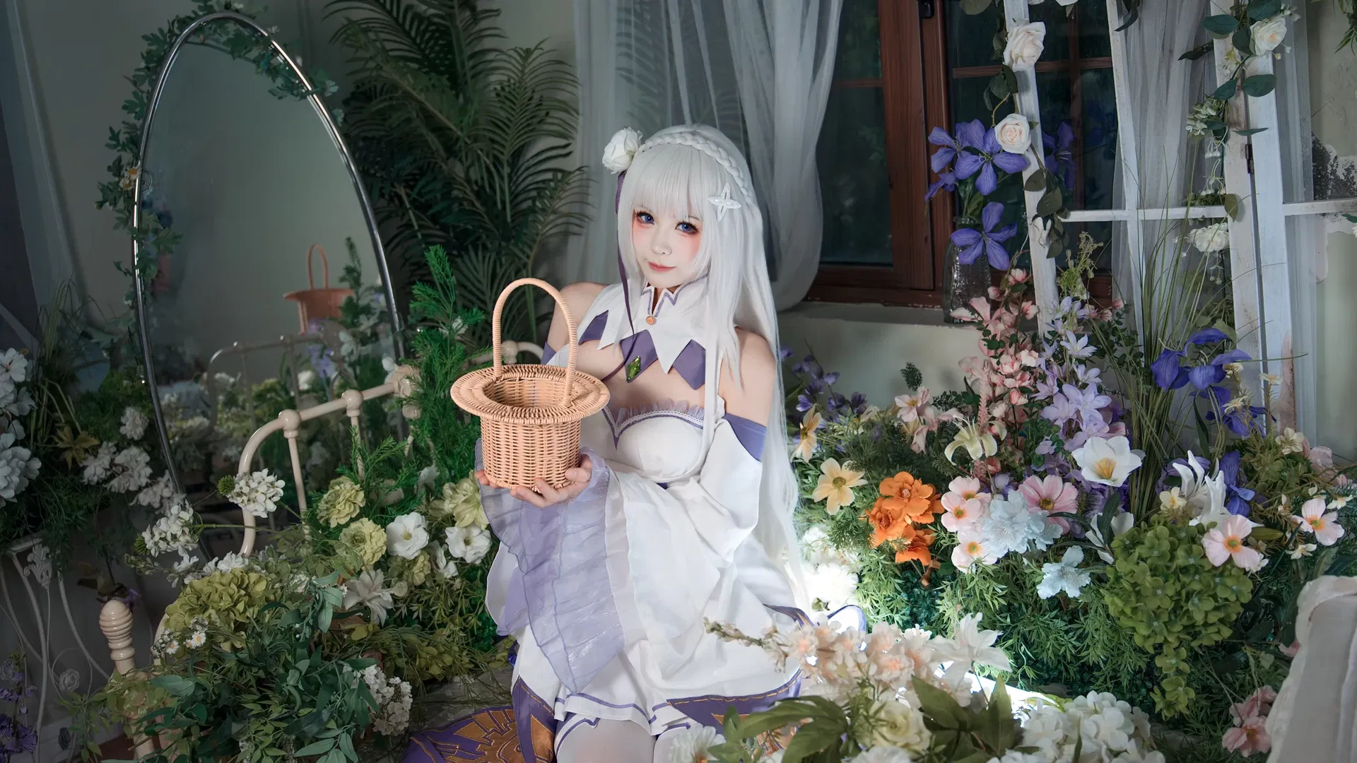 【爱蜜莉雅cos】Re:从零开始的异世界生活花海拍摄日常 - 第 6 张