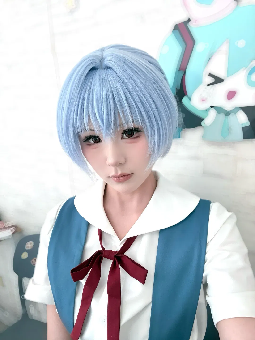 【绫波丽cos】新世纪福音战士的冷色调少女 - 第 1 张