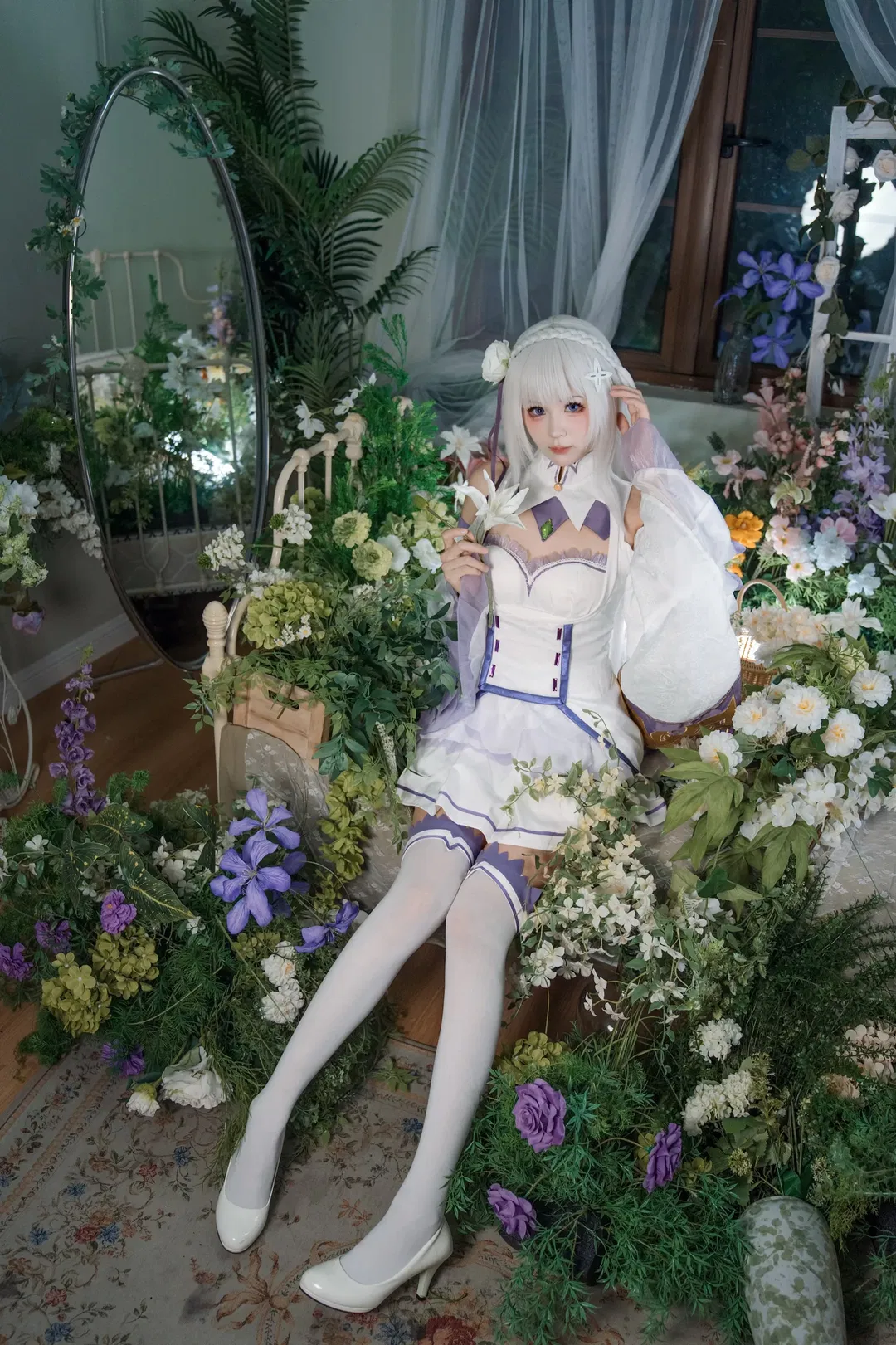 【艾米利亞cos】Re:從零開始的異世界生活 銀髮精靈的綠意花海 - 第 1 張