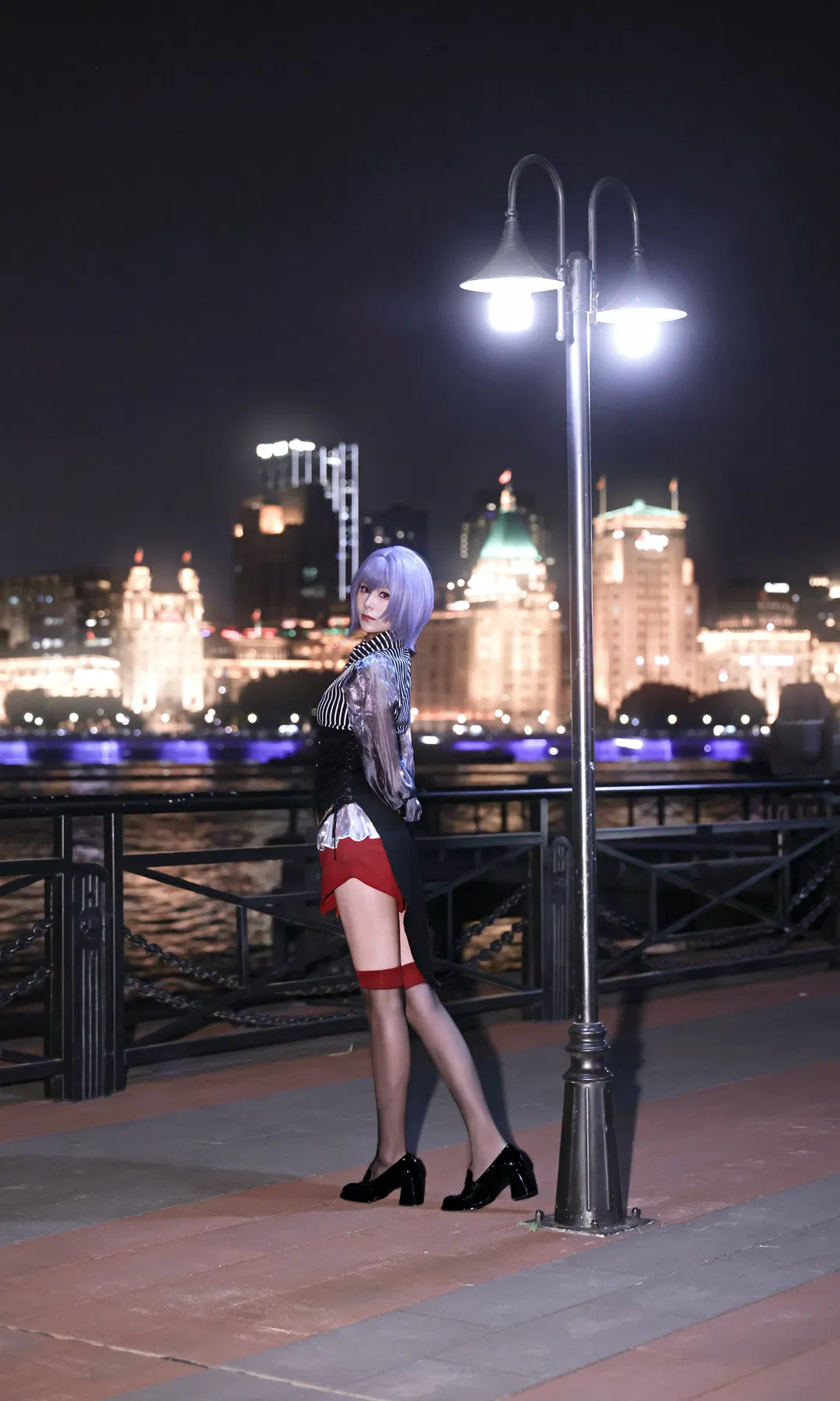 【佑天寺若麦cos】夜风与灯光，BanG Dream!这套造型表现力拉满 - 第 4 张