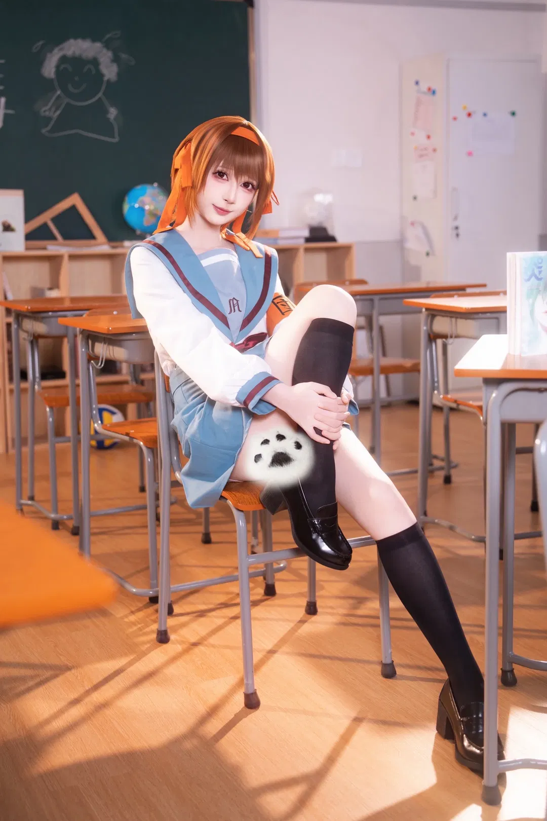 【涼宮春日cos】還原北高制服的午後教室 - 第 2 張