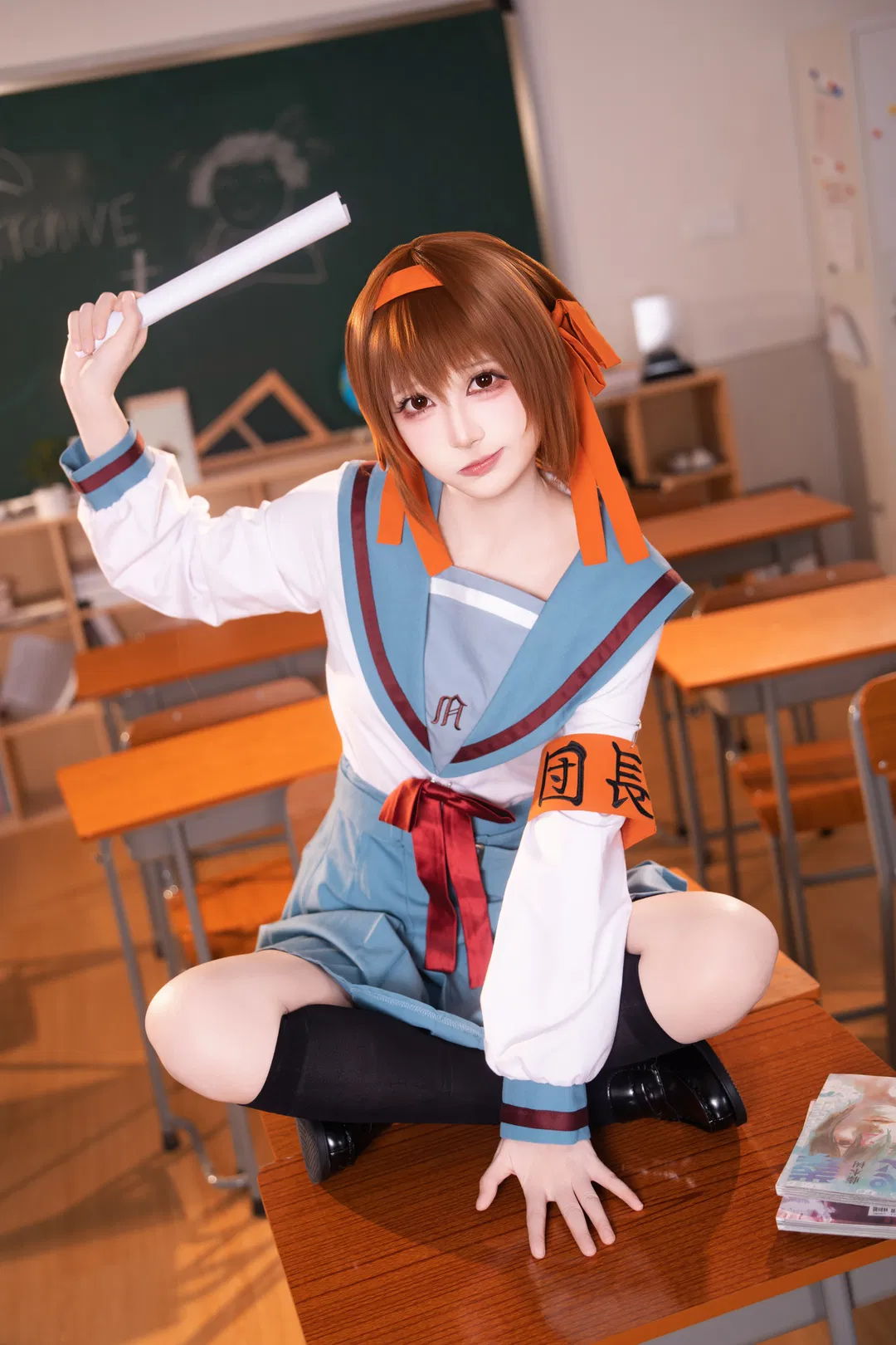 【涼宮春日cos】還原北高制服的午後教室 - 第 3 張