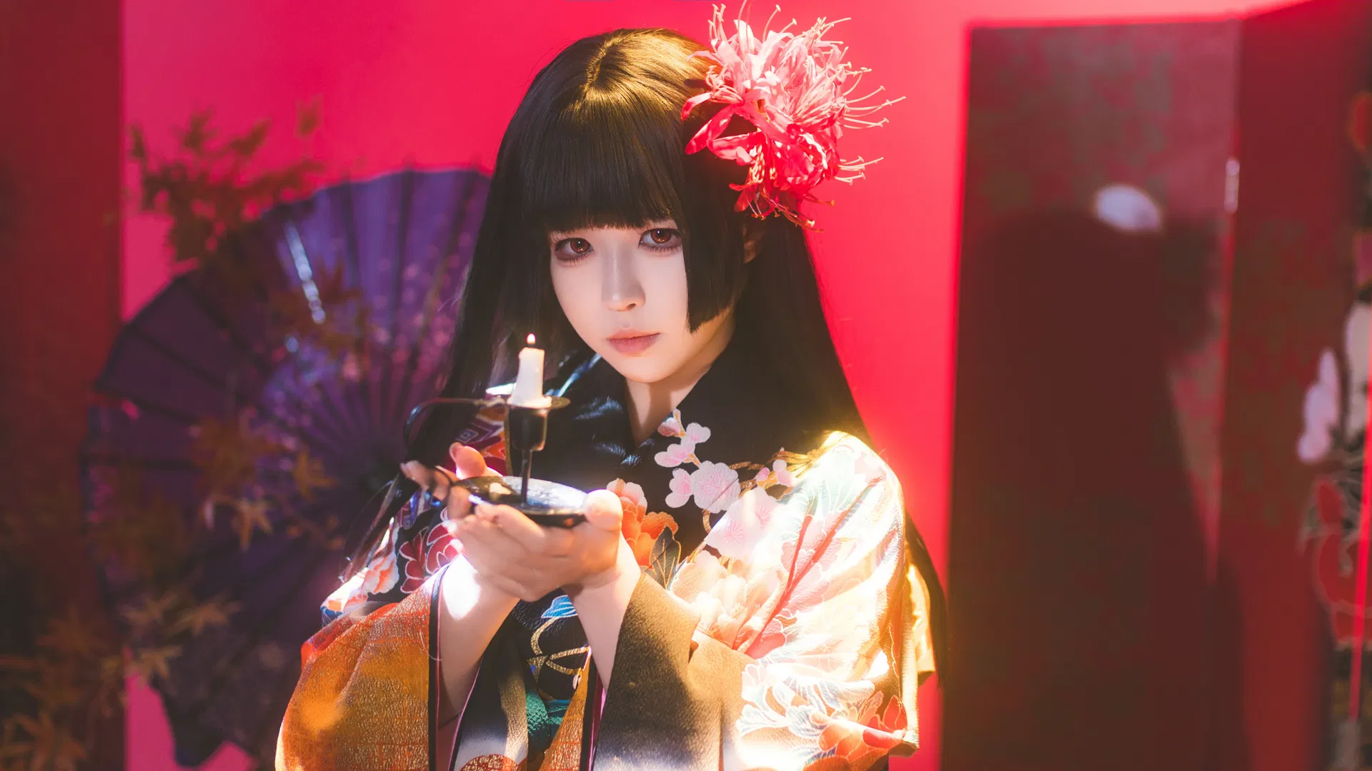 【閻魔愛cos】地獄少女和服自搭印象穿搭 - 第 4 張