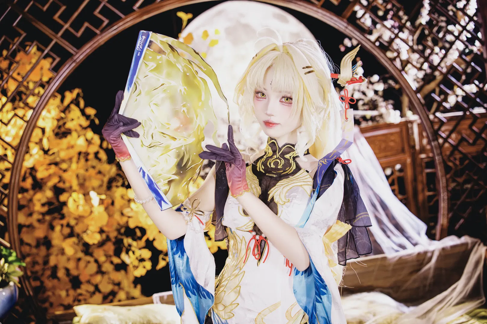 【穗穗cos】鳴潮國風裝扮與團扇的適配度極高 - 第 5 張