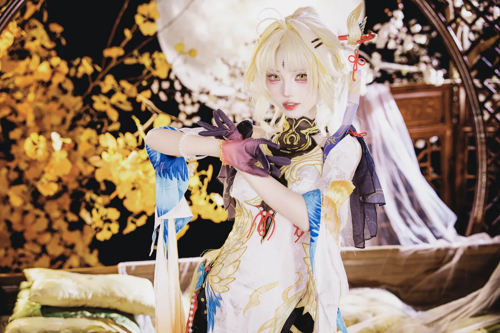 【穗穗cos】鳴潮國風裝扮與團扇的適配度極高 - 第 6 張