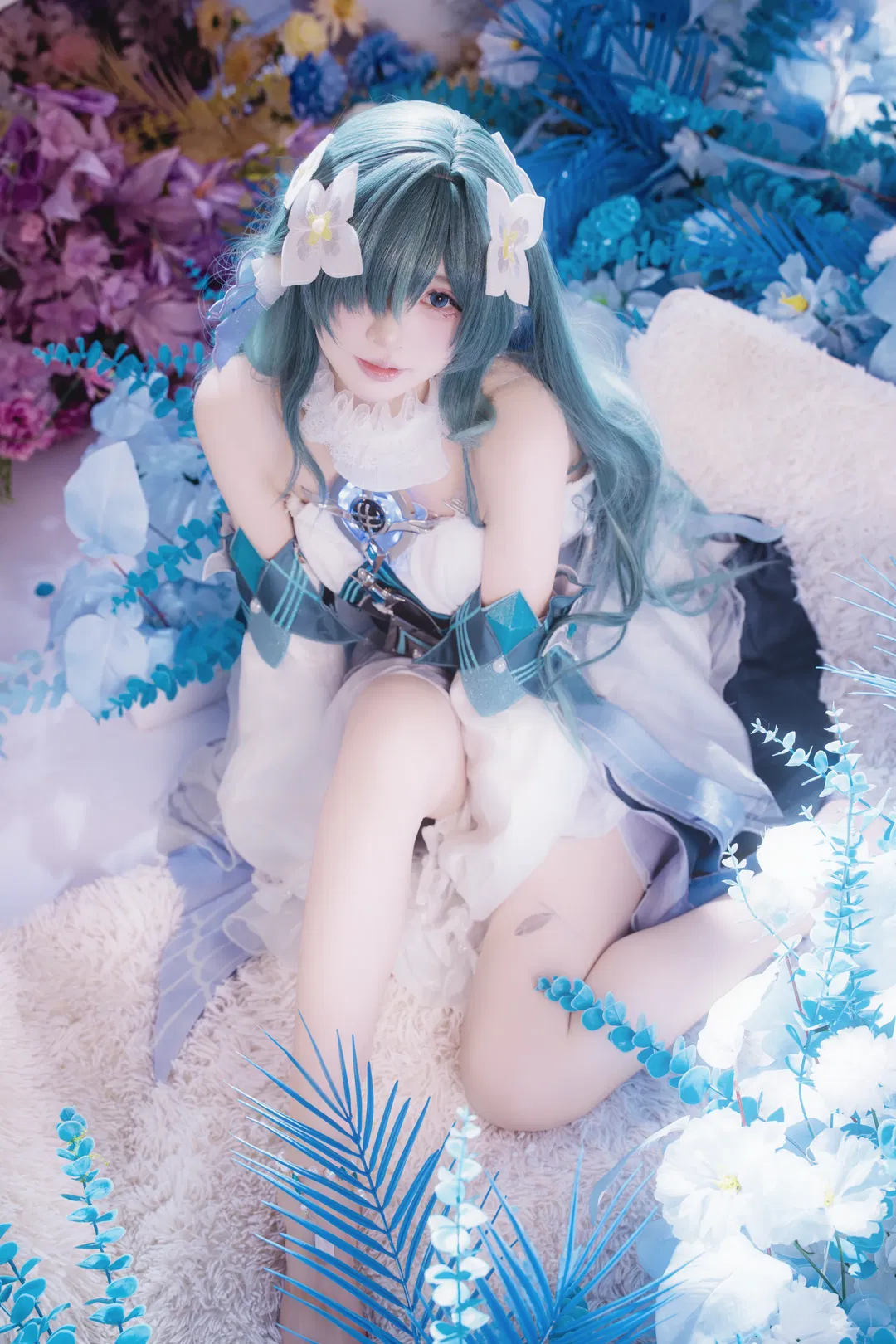 【沃雅妮莎cos】原神梦幻花海中的唯美定格 - 第 1 张