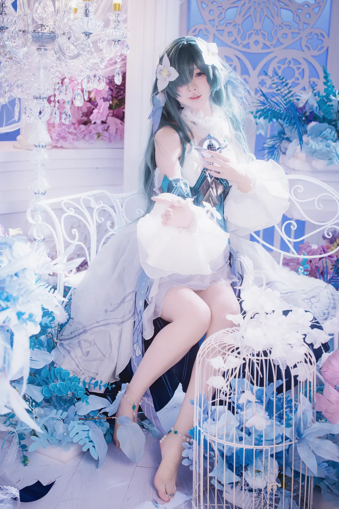 【沃雅妮莎cos】原神梦幻花海中的唯美定格 - 第 5 张