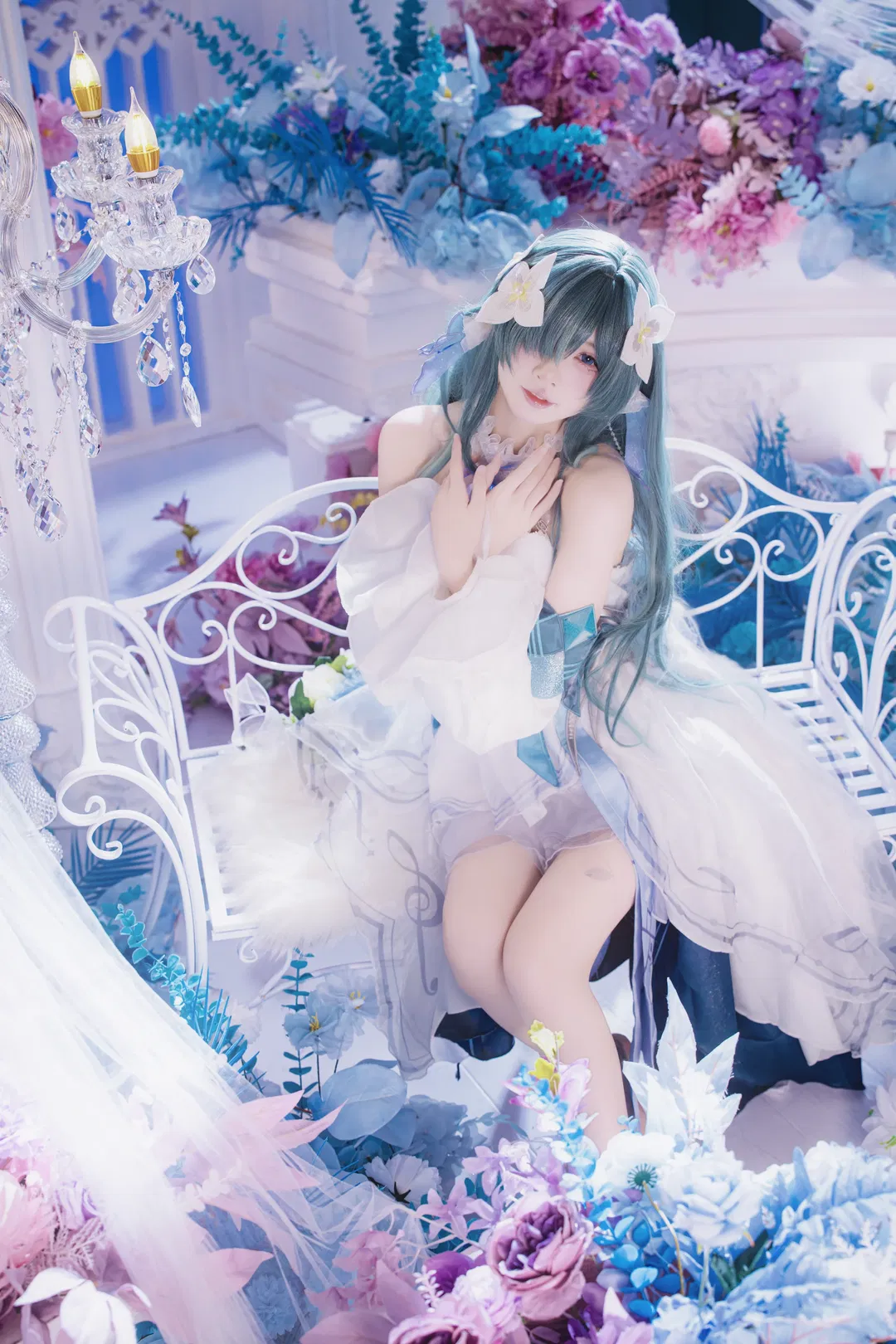 【沃雅妮莎cos】原神梦幻花海中的唯美定格 - 第 6 张
