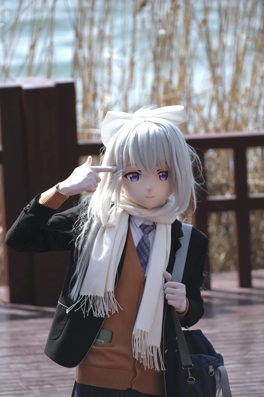 【樋口枫kigurumi】白鹭园早春踏青外拍记录 - 第 8 张