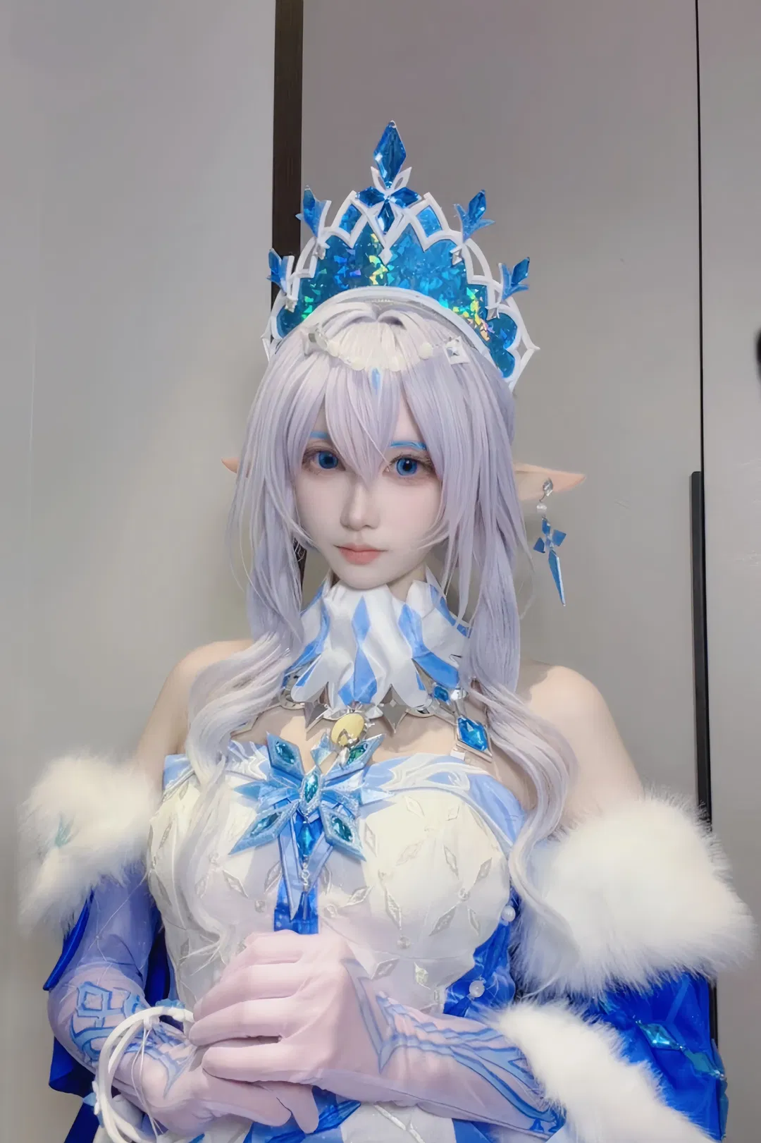 【冰之女皇cos】原神至冬漫展试衣，寻找同剧组搭子 - 第 1 张