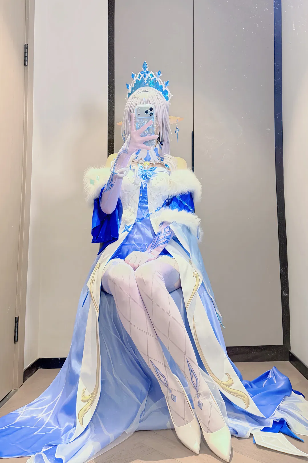 【冰之女皇cos】原神至冬漫展试衣，寻找同剧组搭子 - 第 3 张