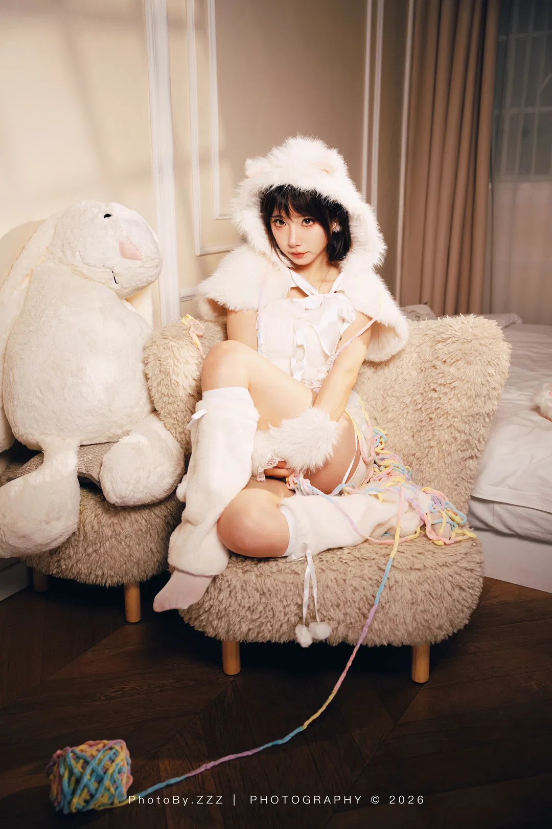 猫系毛绒写真：用彩色毛线缝补心情 - 第 1 张
