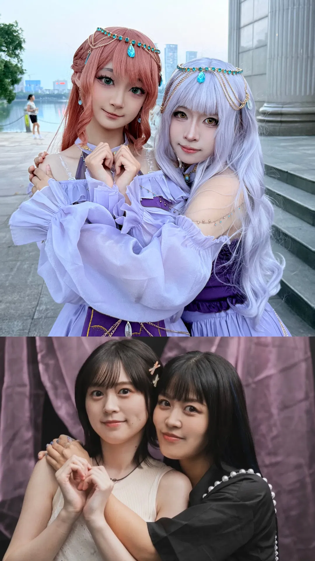 【湊有希那cos】Roselia的聲優互動感，和莉莎一起吃一口ykls - 第 2 張