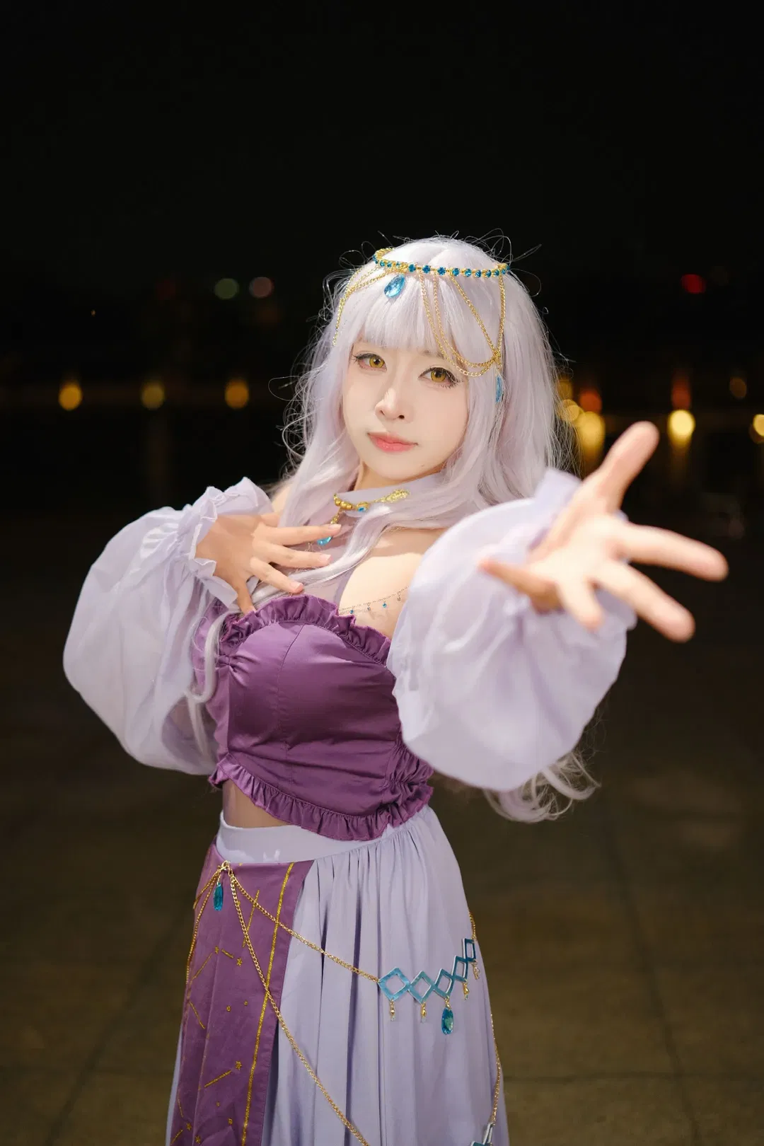 【凑友希那cos】Bang Dream! 夜空下的紫白月光 - 第 1 张