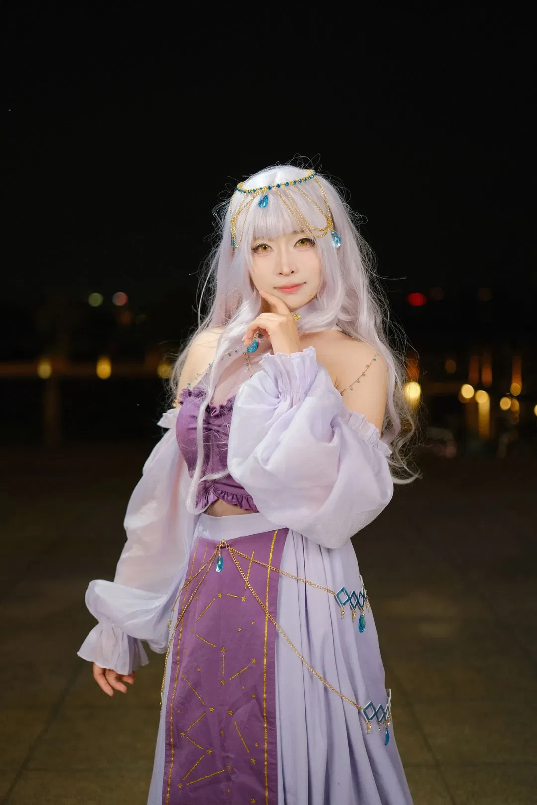 【凑友希那cos】Bang Dream! 夜空下的紫白月光 - 第 2 张