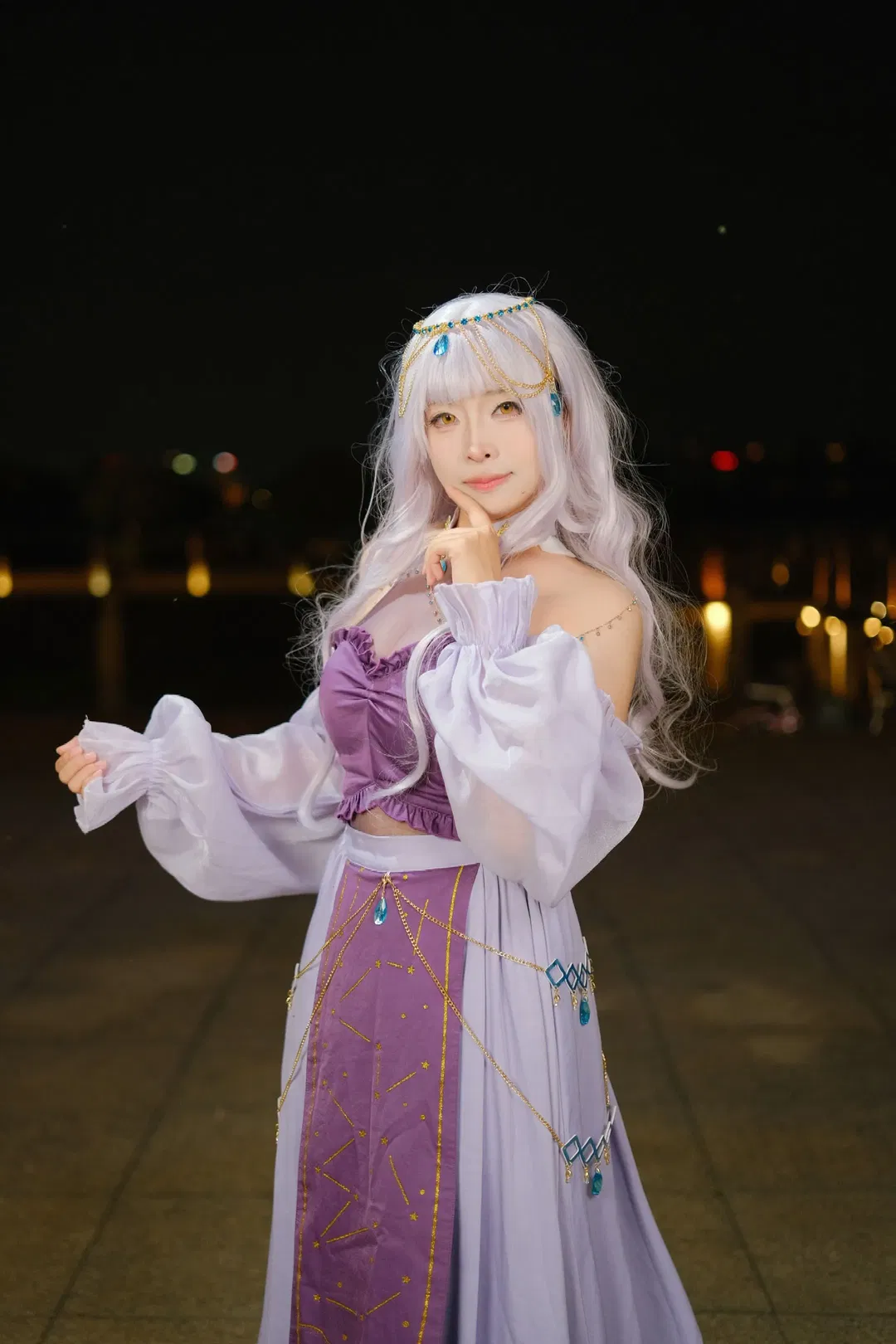 【凑友希那cos】Bang Dream! 夜空下的紫白月光 - 第 3 张