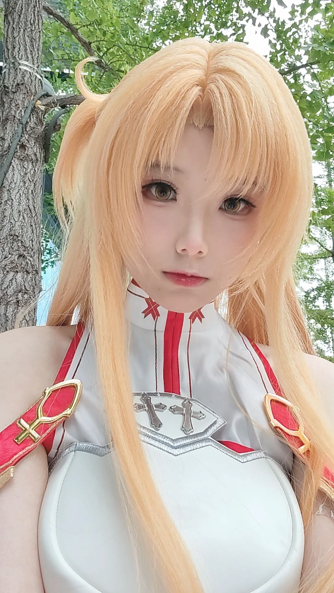 【亚丝娜cos】刀剑神域血盟骑士团战斗服的质感还原 - 第 1 张